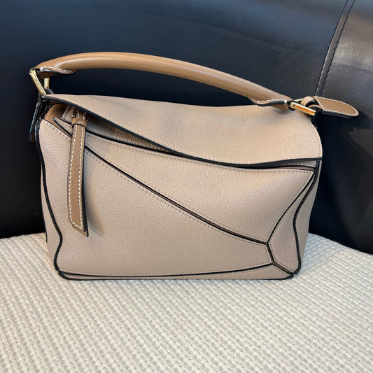 Loewe - Puzzle - Leather - Beige - (small)