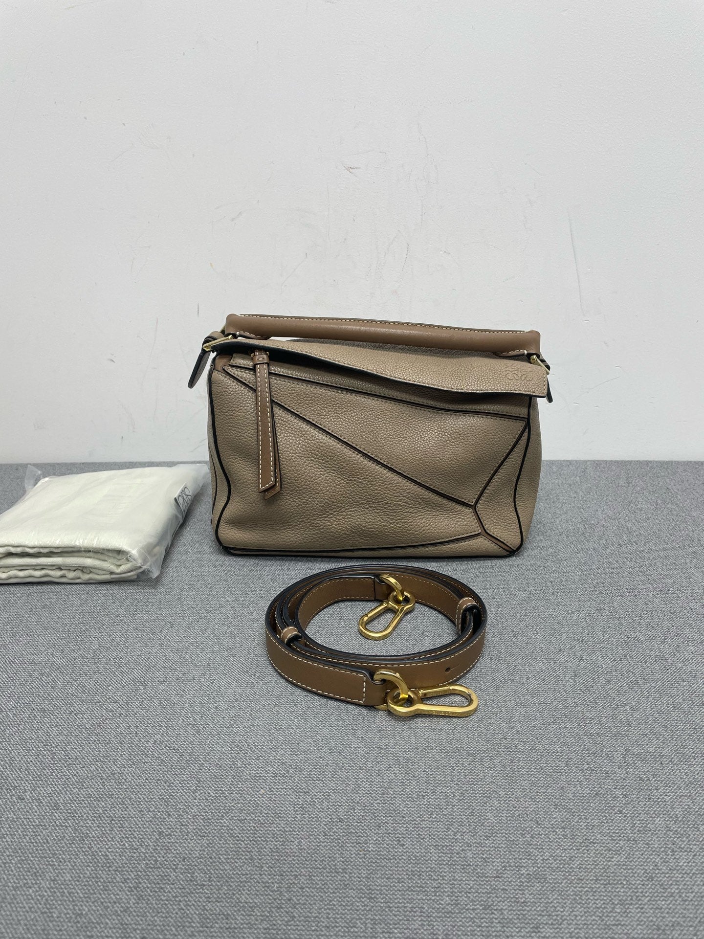 Loewe - Puzzle - Leather - Beige - (small)
