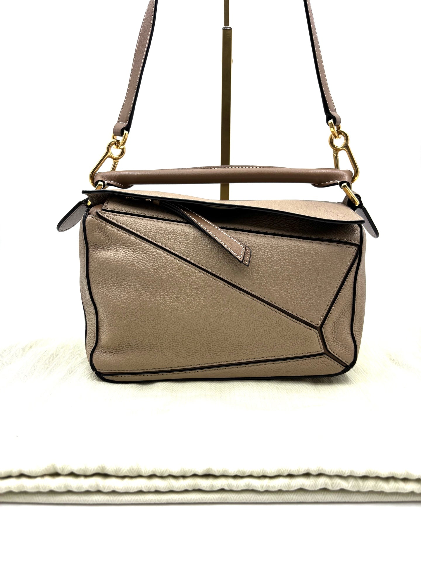 Loewe - Puzzle - Leather - Beige - (small)