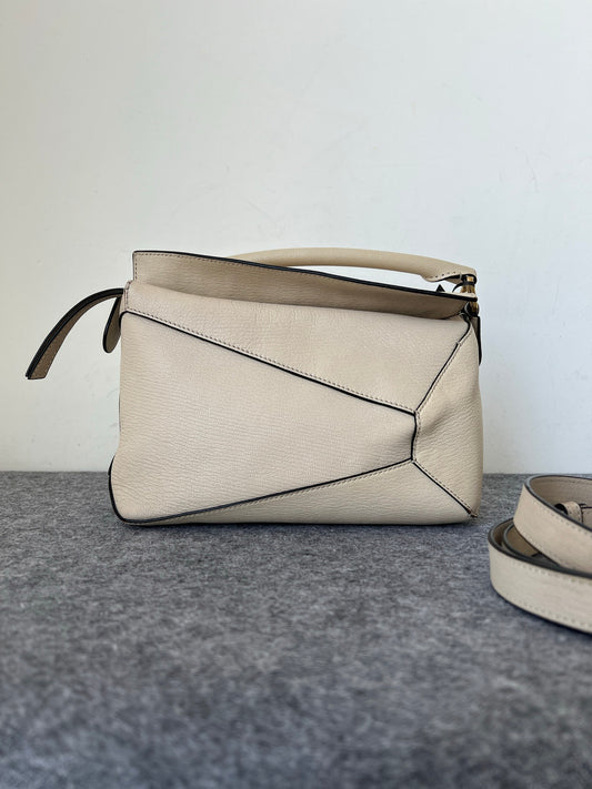 Loewe - Puzzle - Leather - Beige - (small)