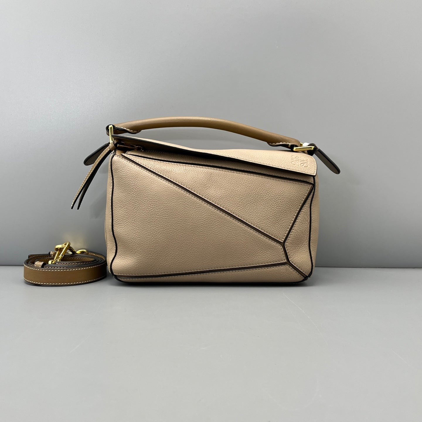 Loewe - Puzzle - Leather - Beige - (small)