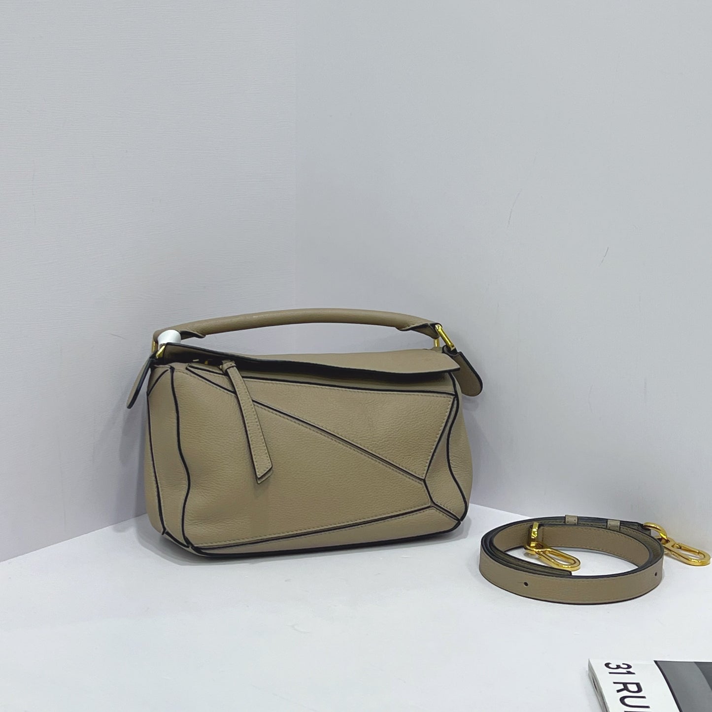 Loewe - Puzzle - Leather - Beige - (small)
