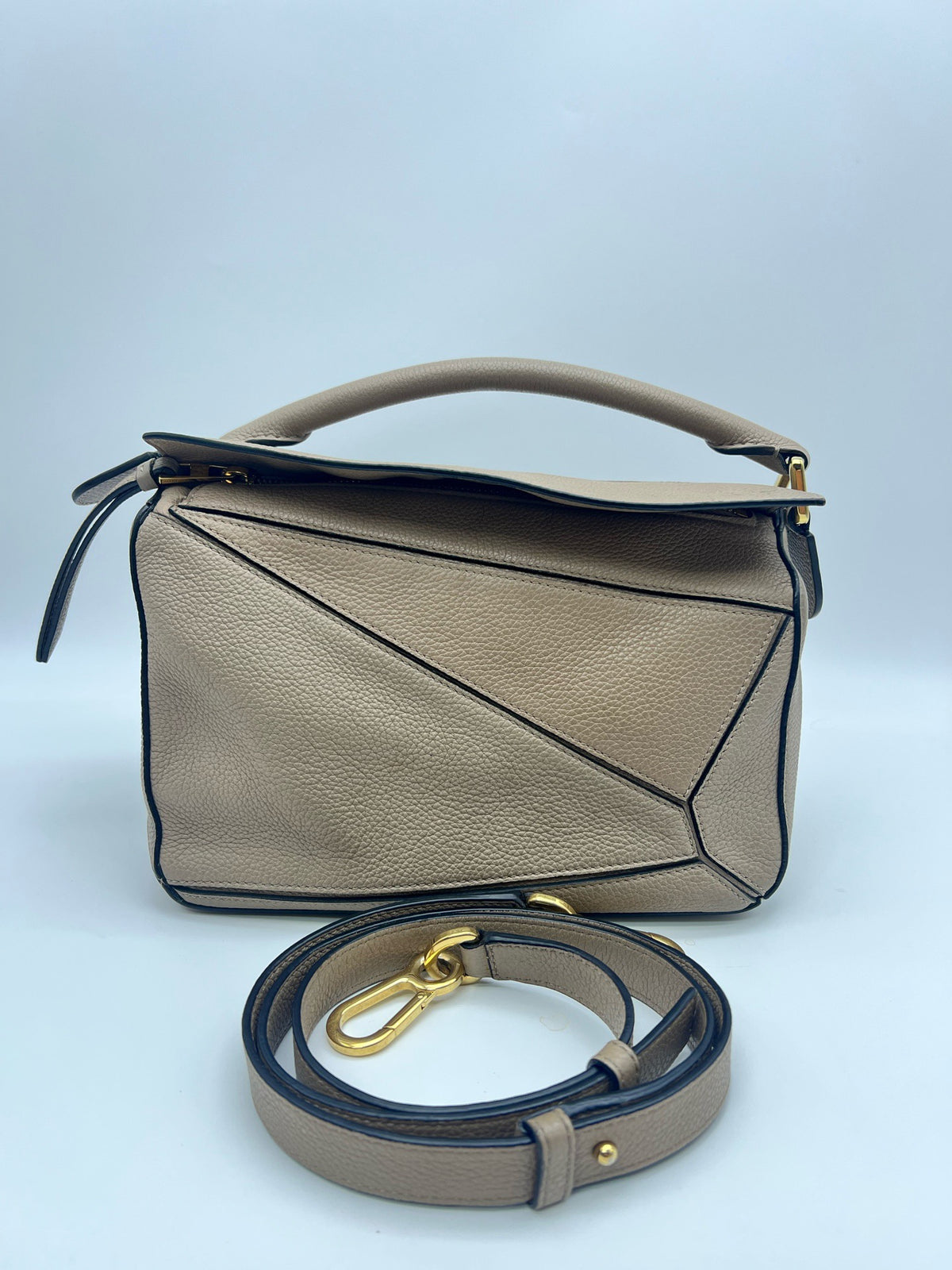 Loewe - Puzzle - Leather - Beige - (small)