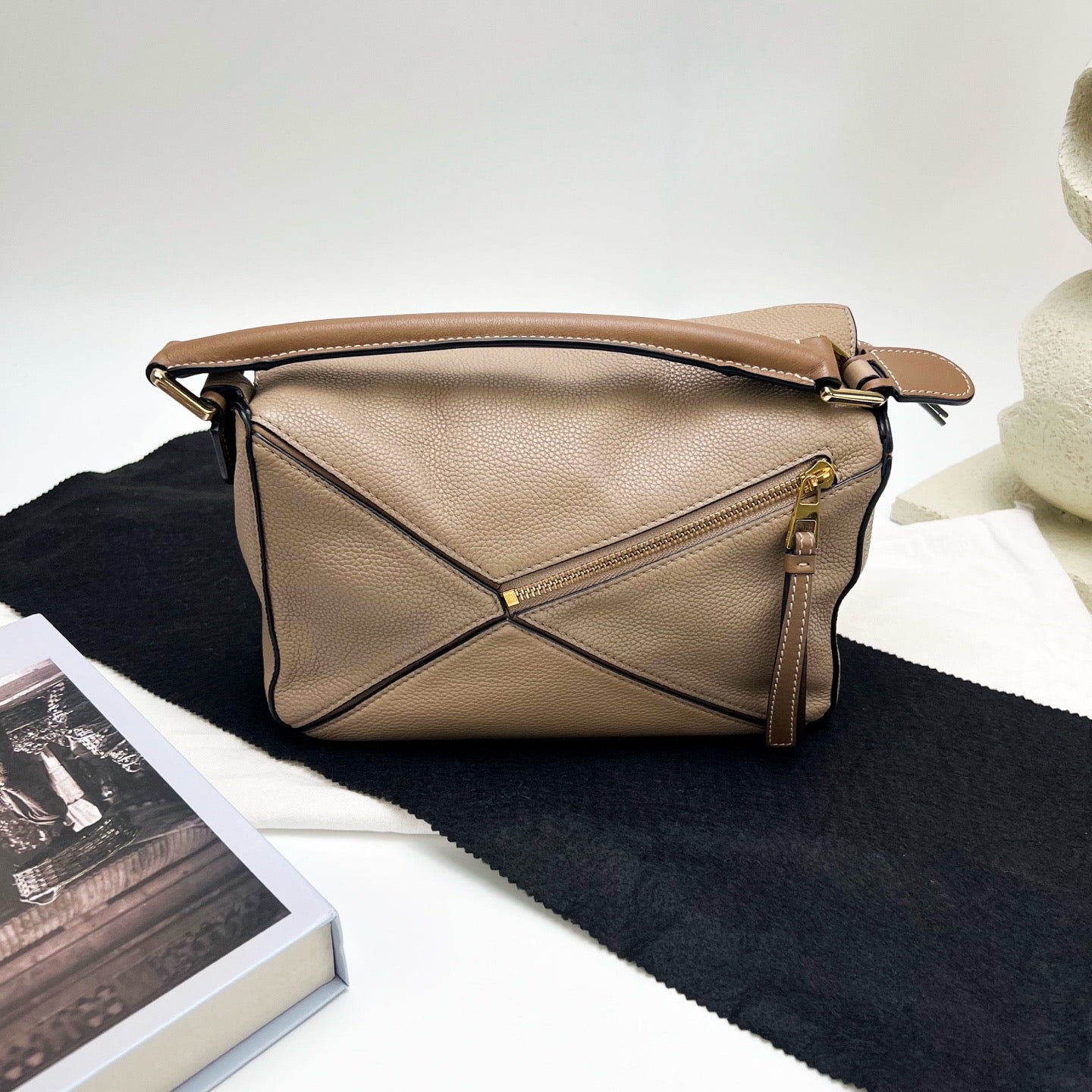 Loewe - Puzzle - Leather - Beige - (small)