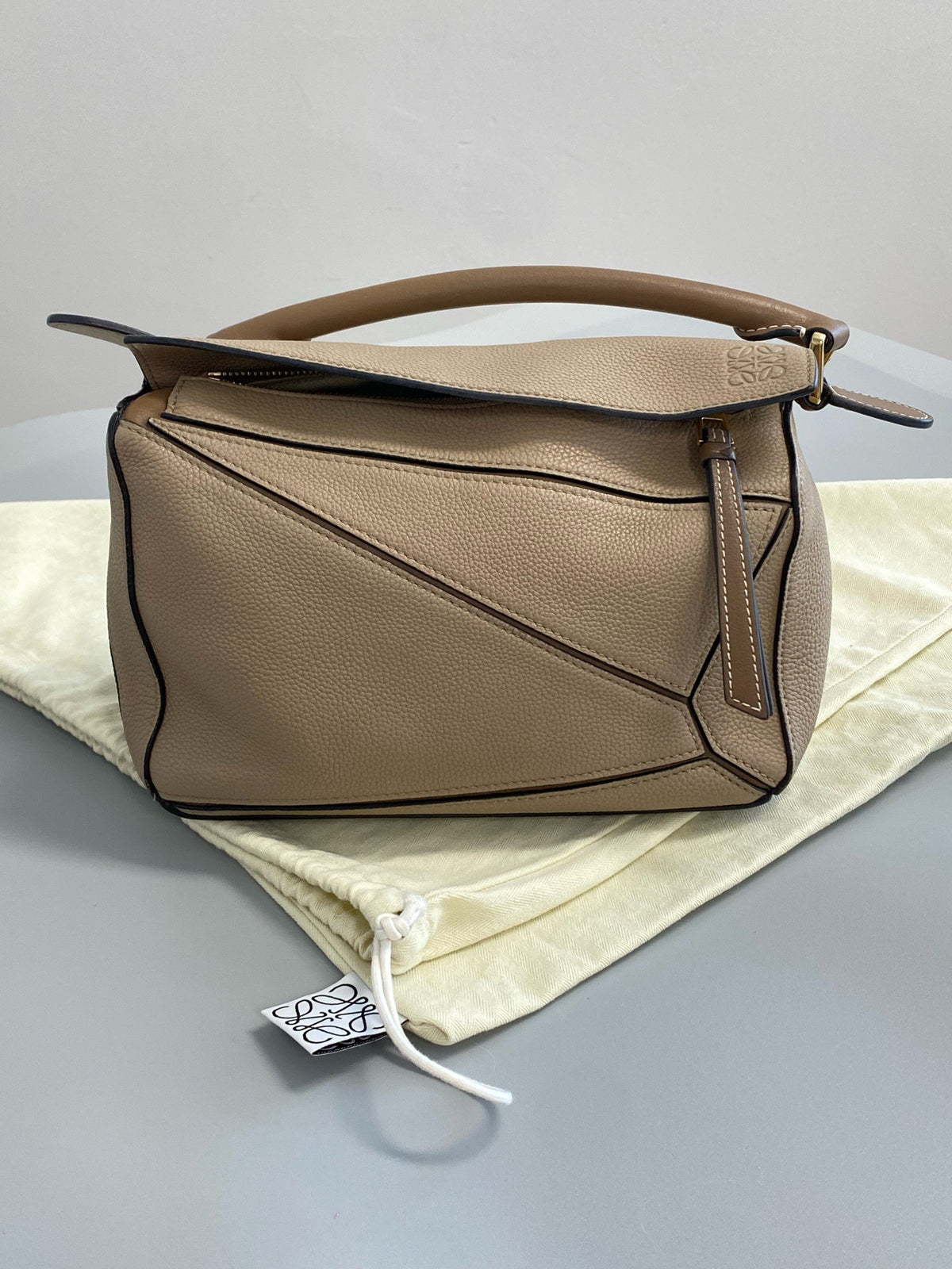 Loewe - Puzzle - Leather - Beige - (small)
