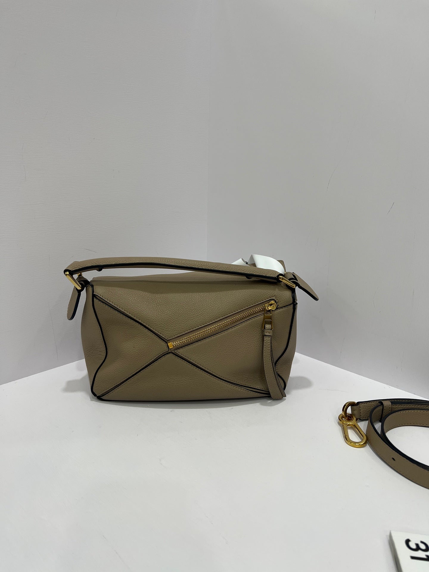 Loewe - Puzzle - Leather - Beige - (small)