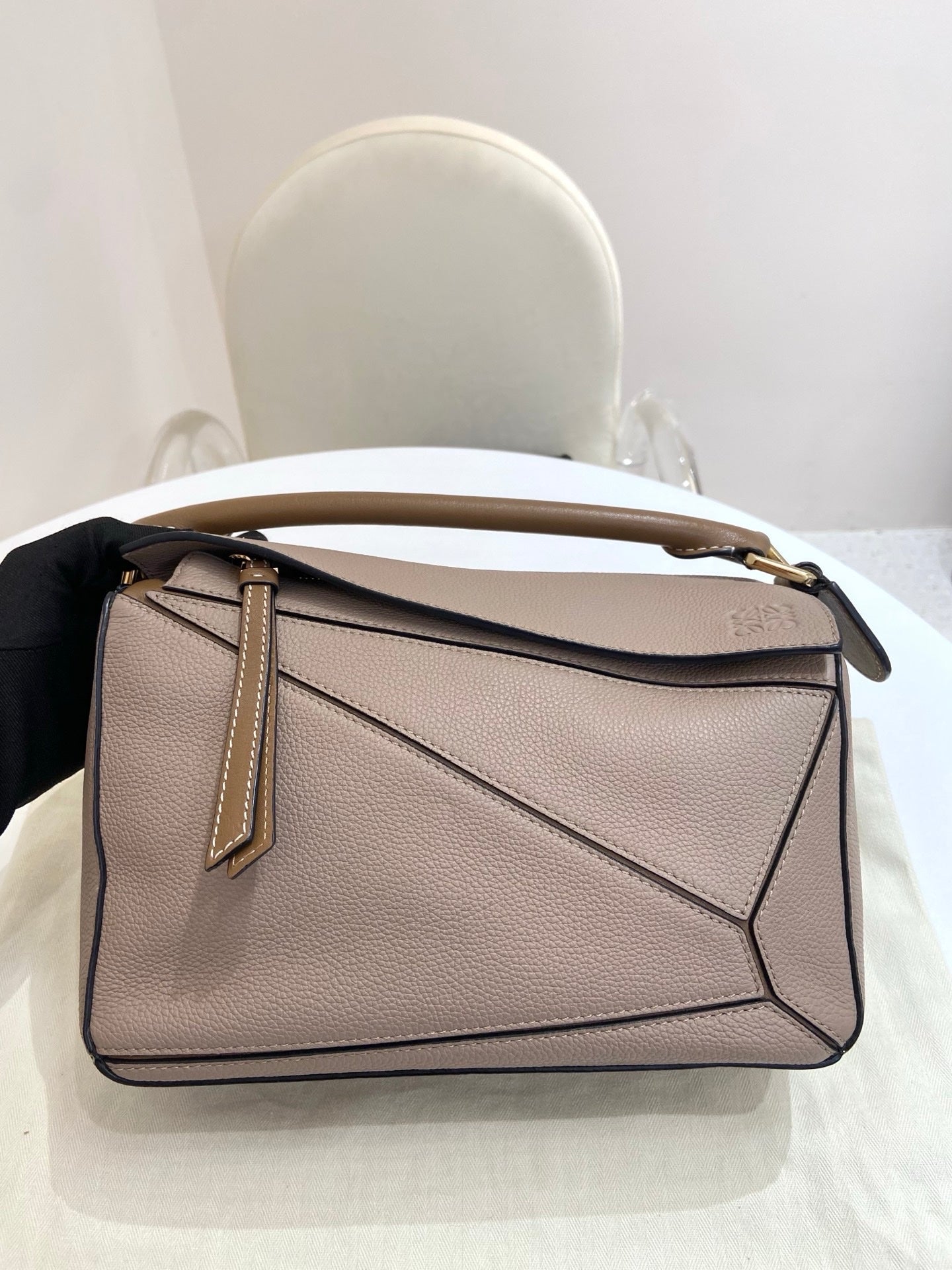 Loewe - Puzzle - Leather - Beige - (small)