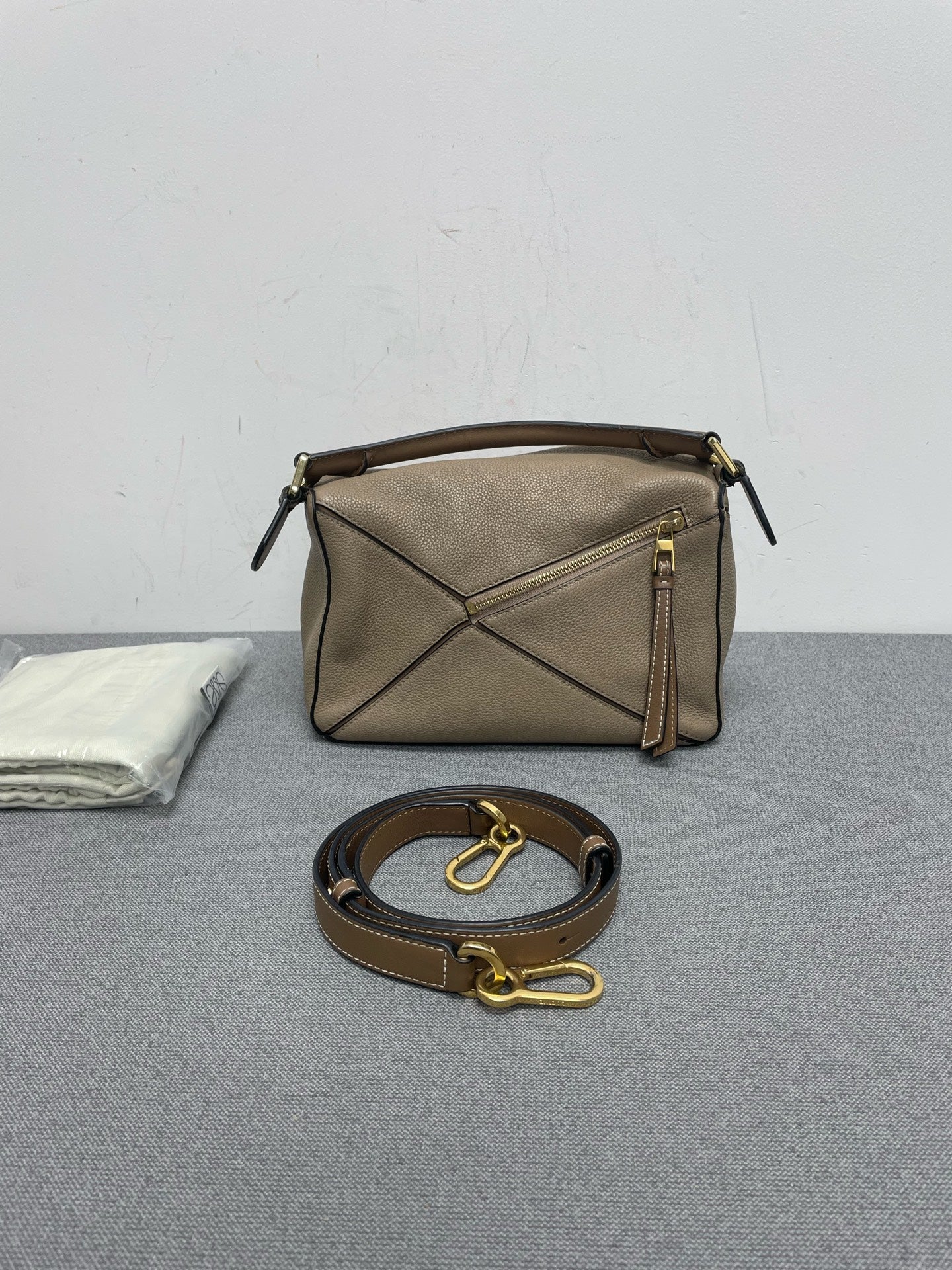 Loewe - Puzzle - Leather - Beige - (small)