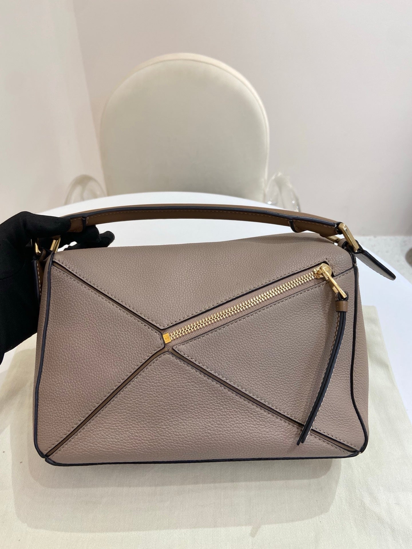 Loewe - Puzzle - Leather - Beige - (small)