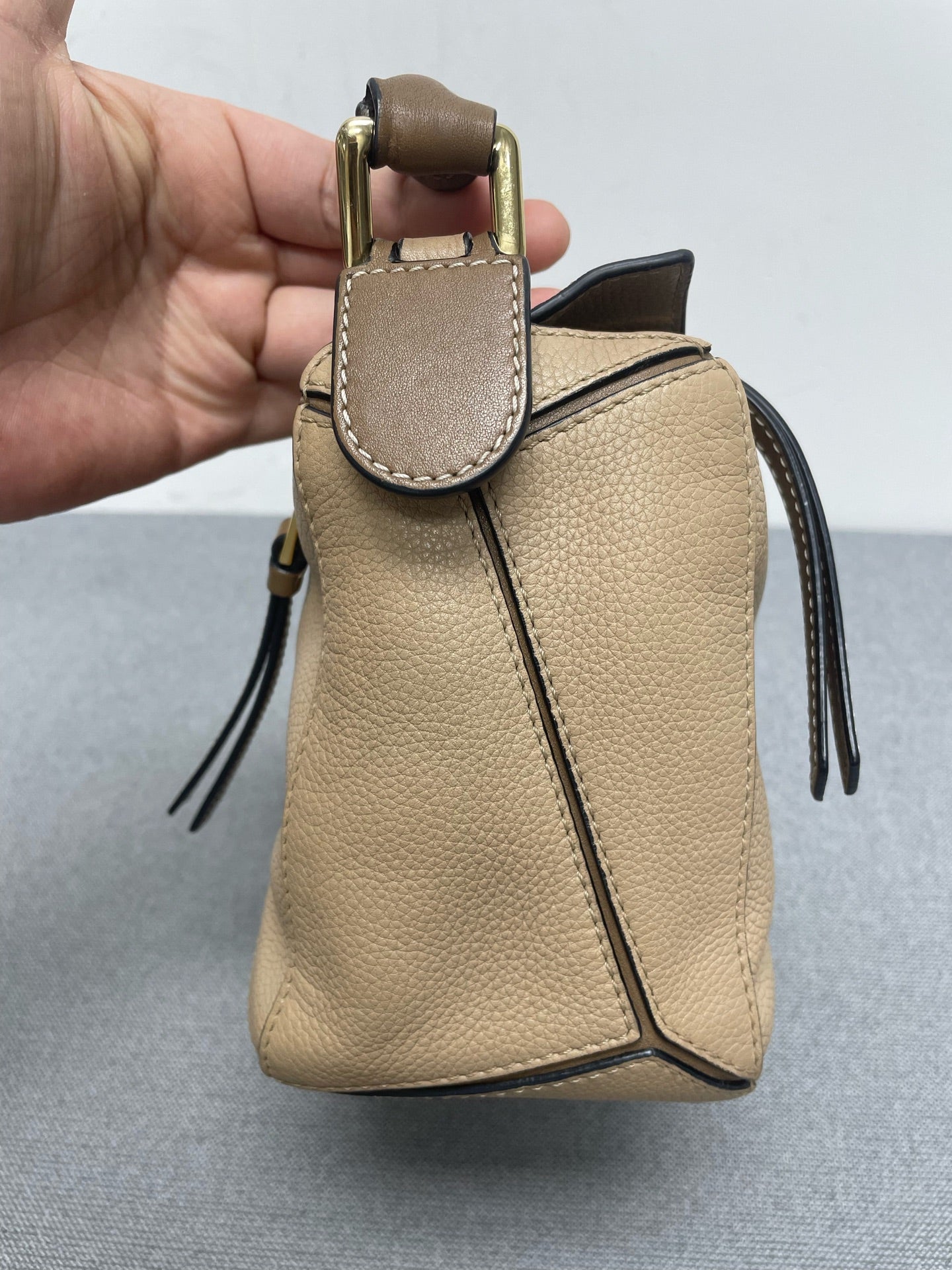 Loewe - Puzzle - Leather - Beige - (small)