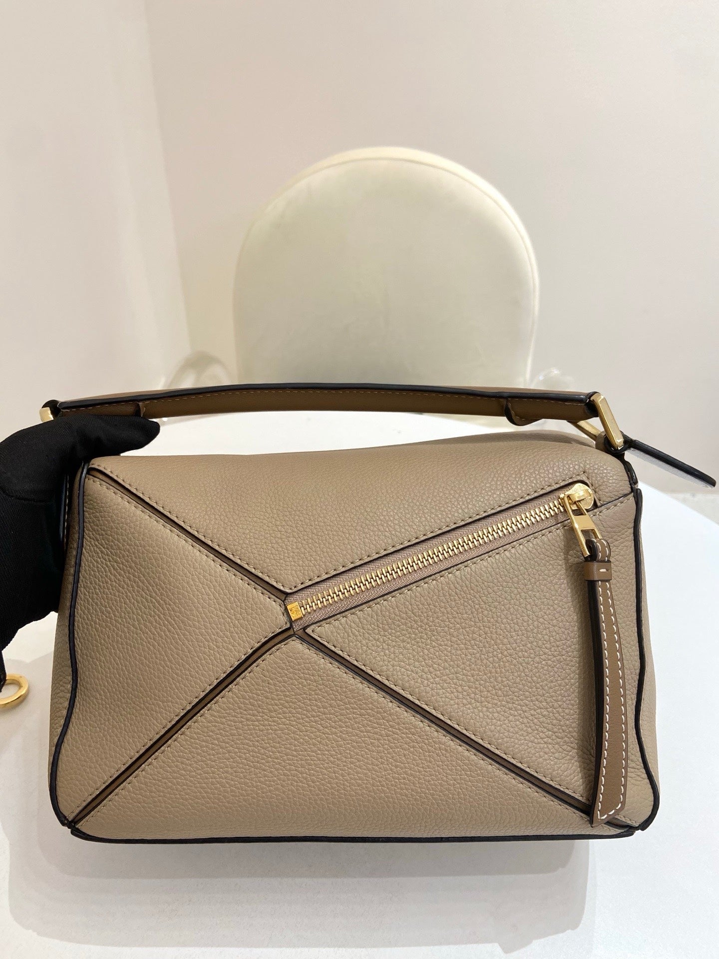 Loewe - Puzzle - Leather - Beige - (small)