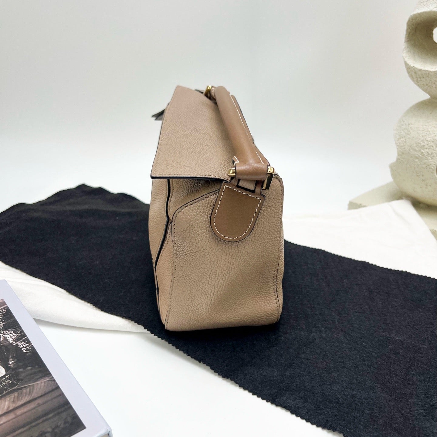 Loewe - Puzzle - Leather - Beige - (small)