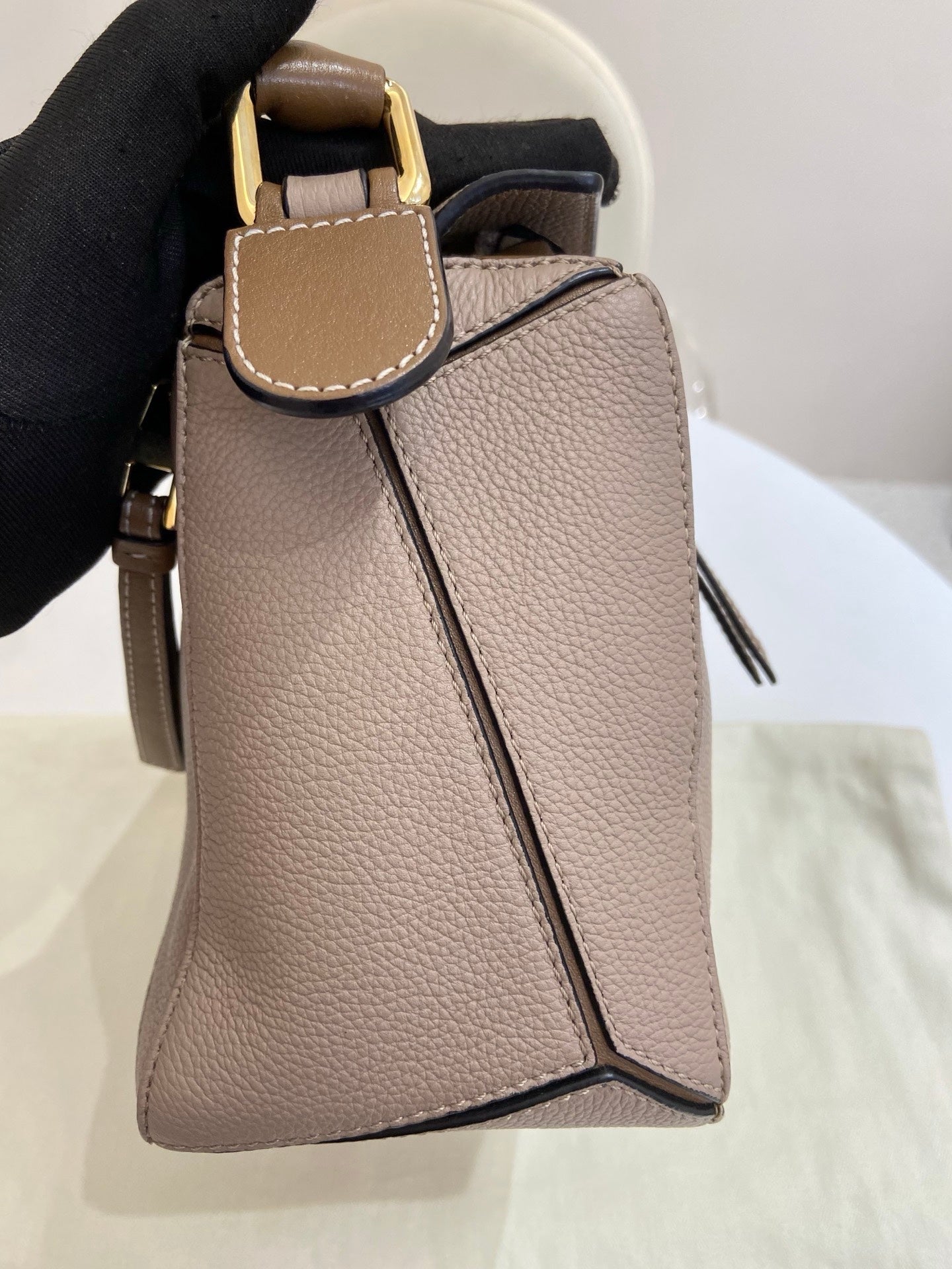 Loewe - Puzzle - Leather - Beige - (small)