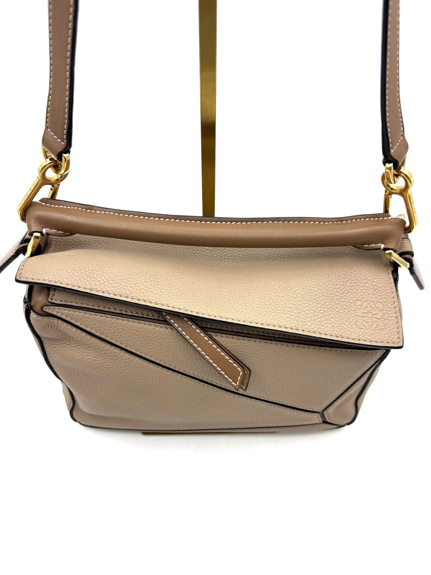 Loewe - Puzzle - Leather - Beige - (small)