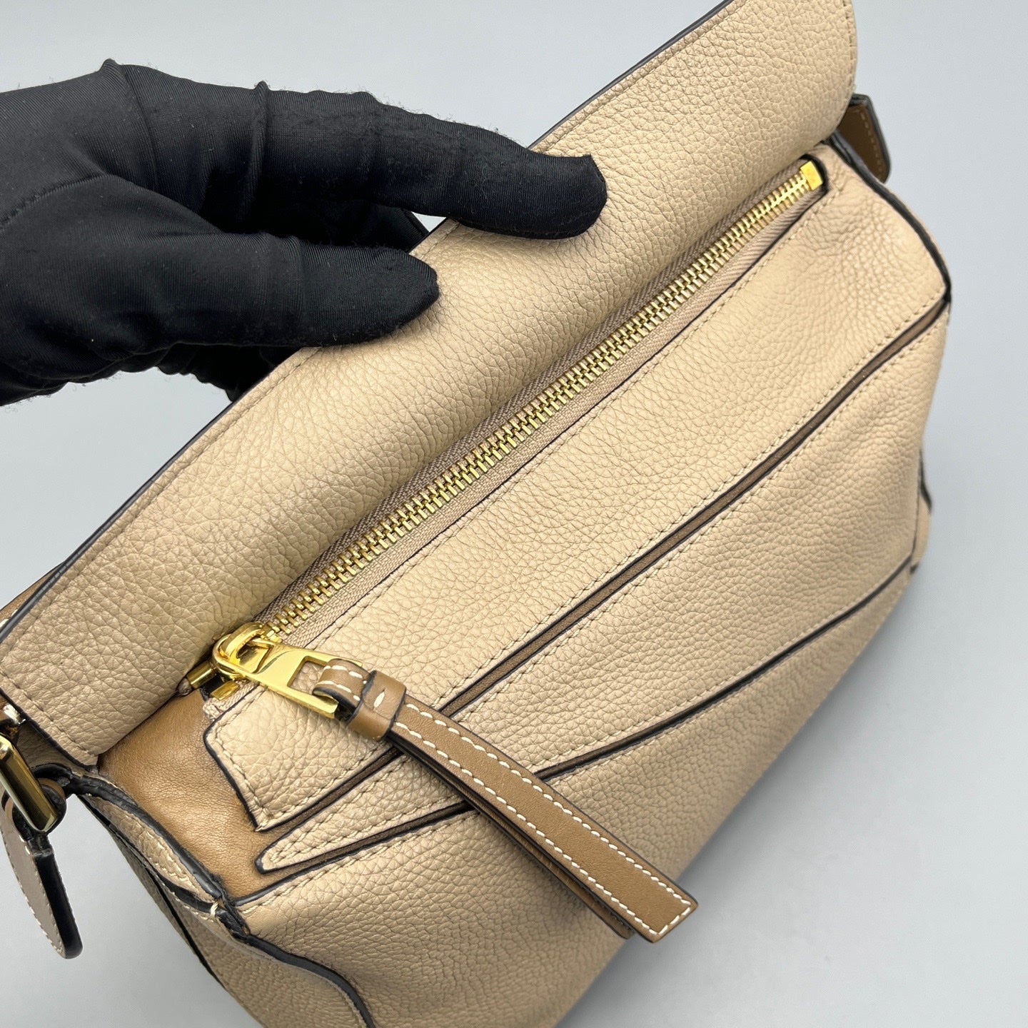 Loewe - Puzzle - Leather - Beige - (small)