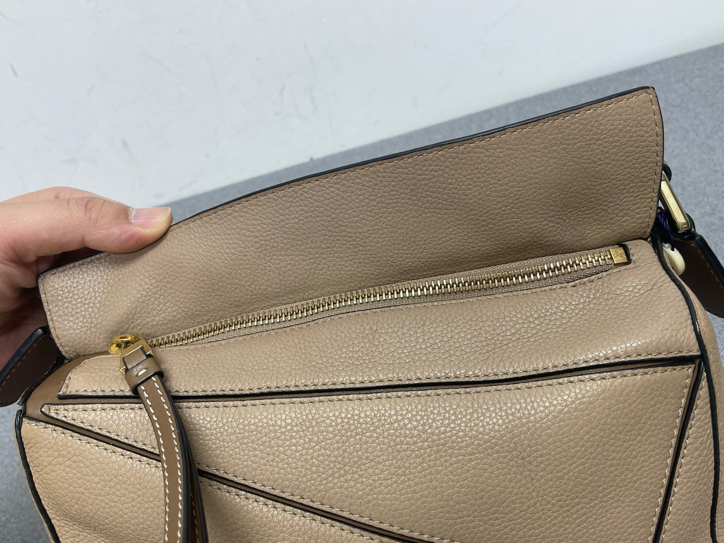 Loewe - Puzzle - Leather - Beige - (small)