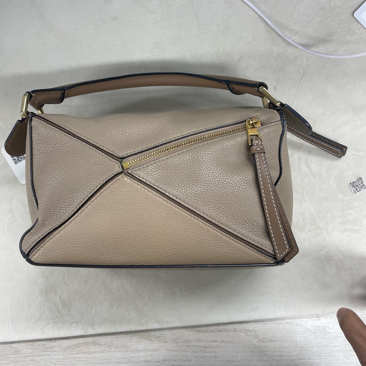 Loewe - Puzzle - Leather - Beige - (small)