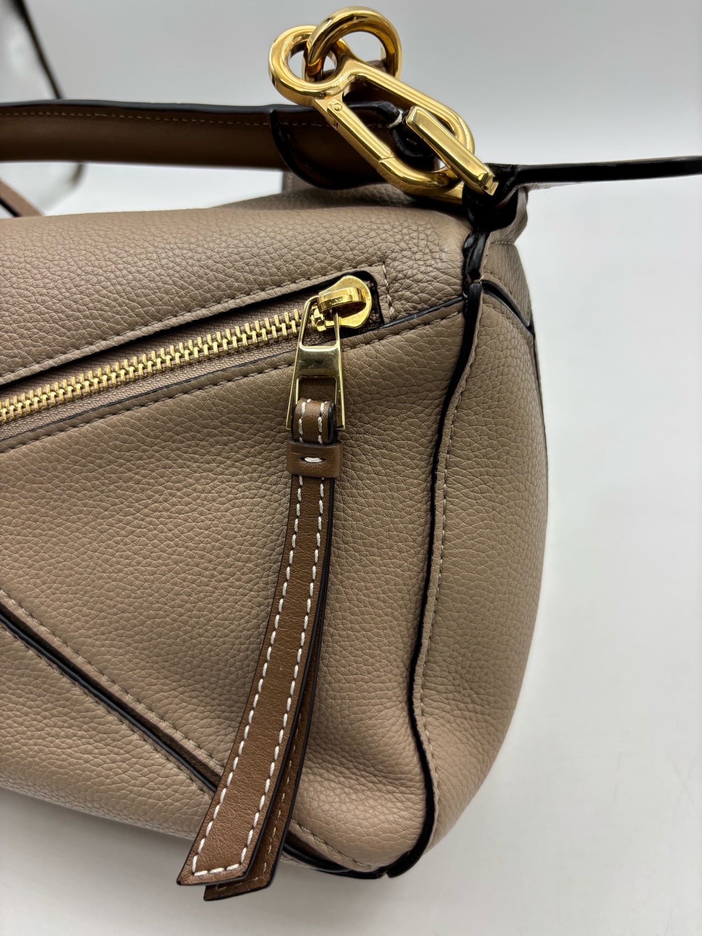 Loewe - Puzzle - Leather - Beige - (small)
