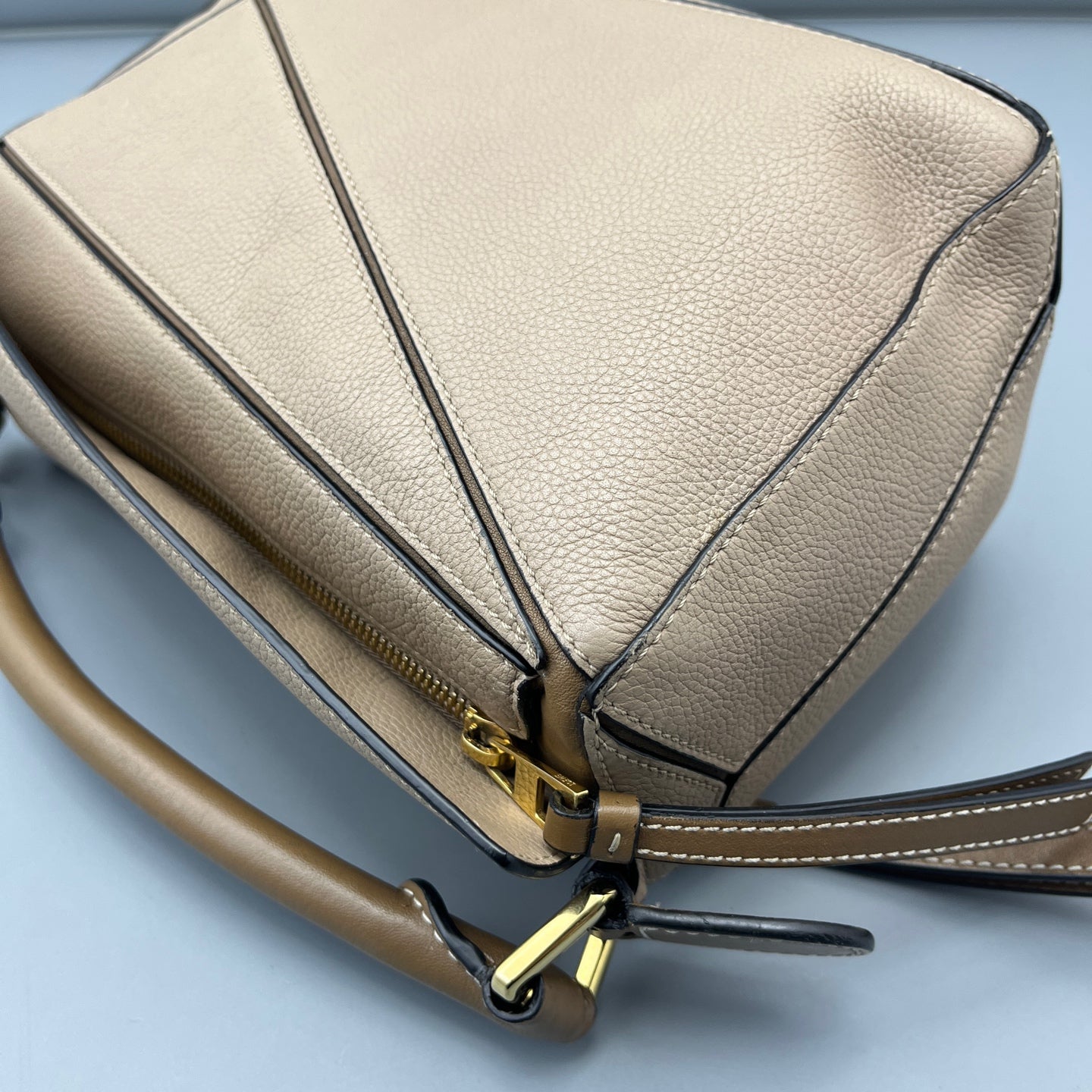 Loewe - Puzzle - Leather - Beige - (small)
