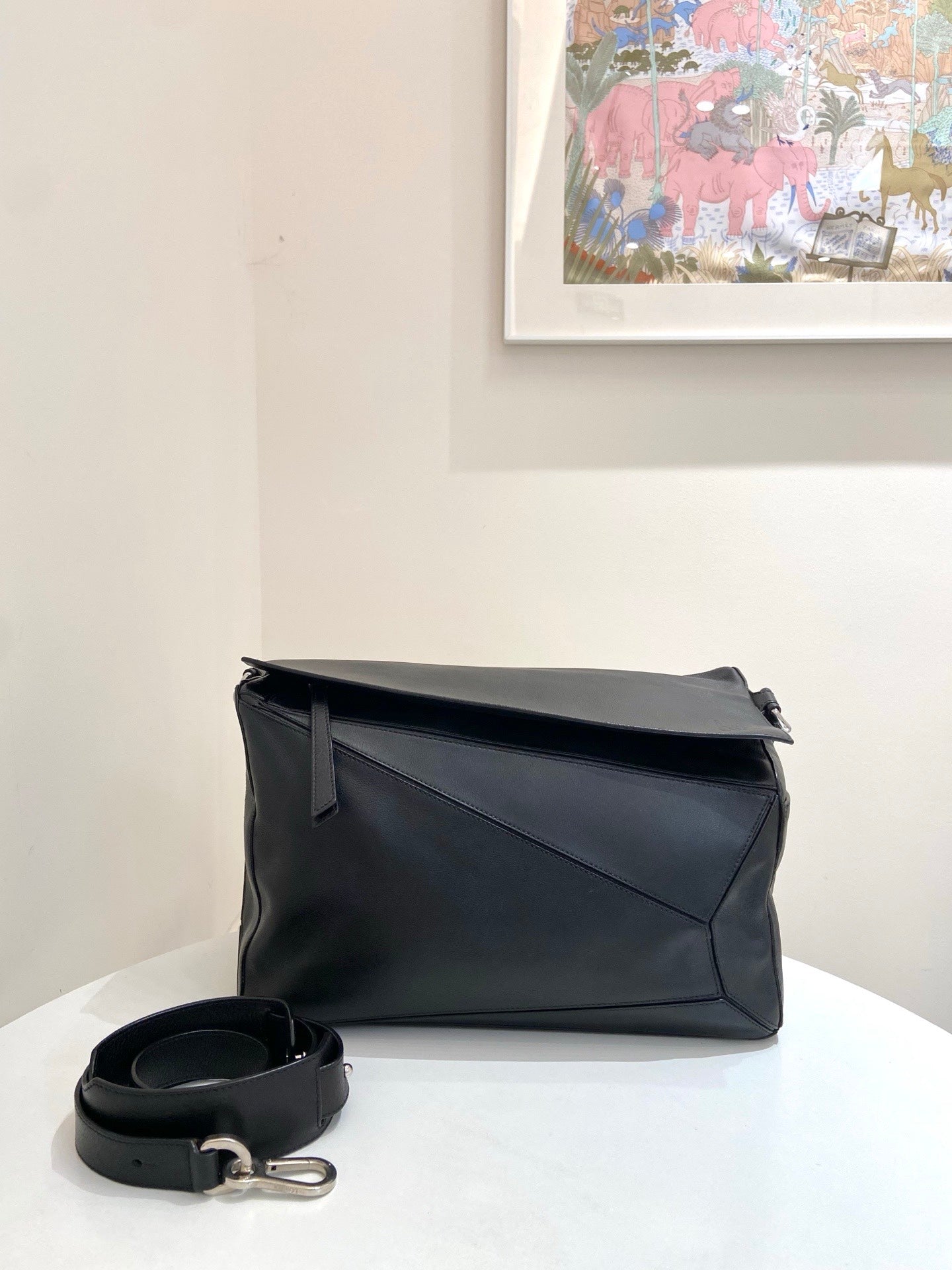 Loewe - Puzzle - Leather - Black - (extra-large)