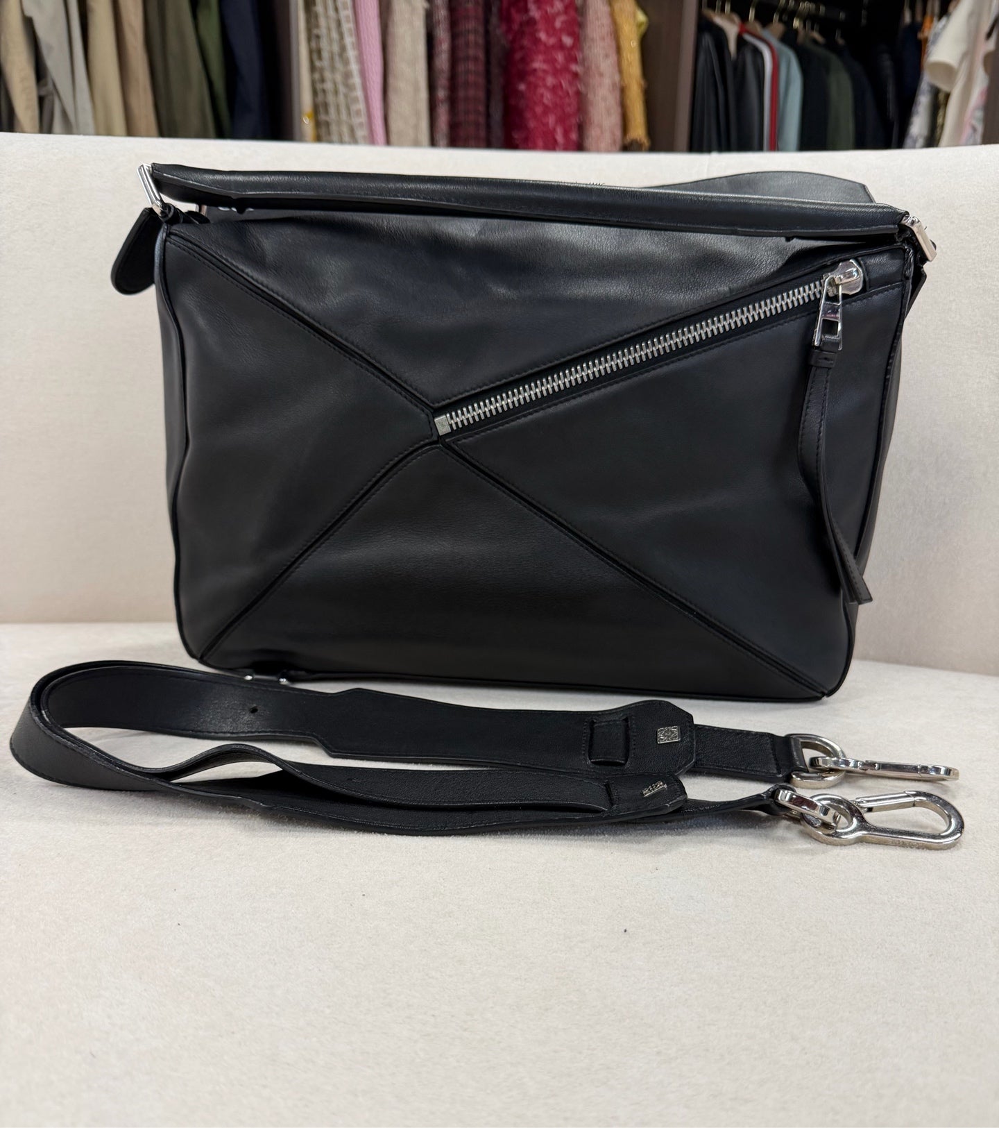 Loewe - Puzzle - Leather - Black - (large)