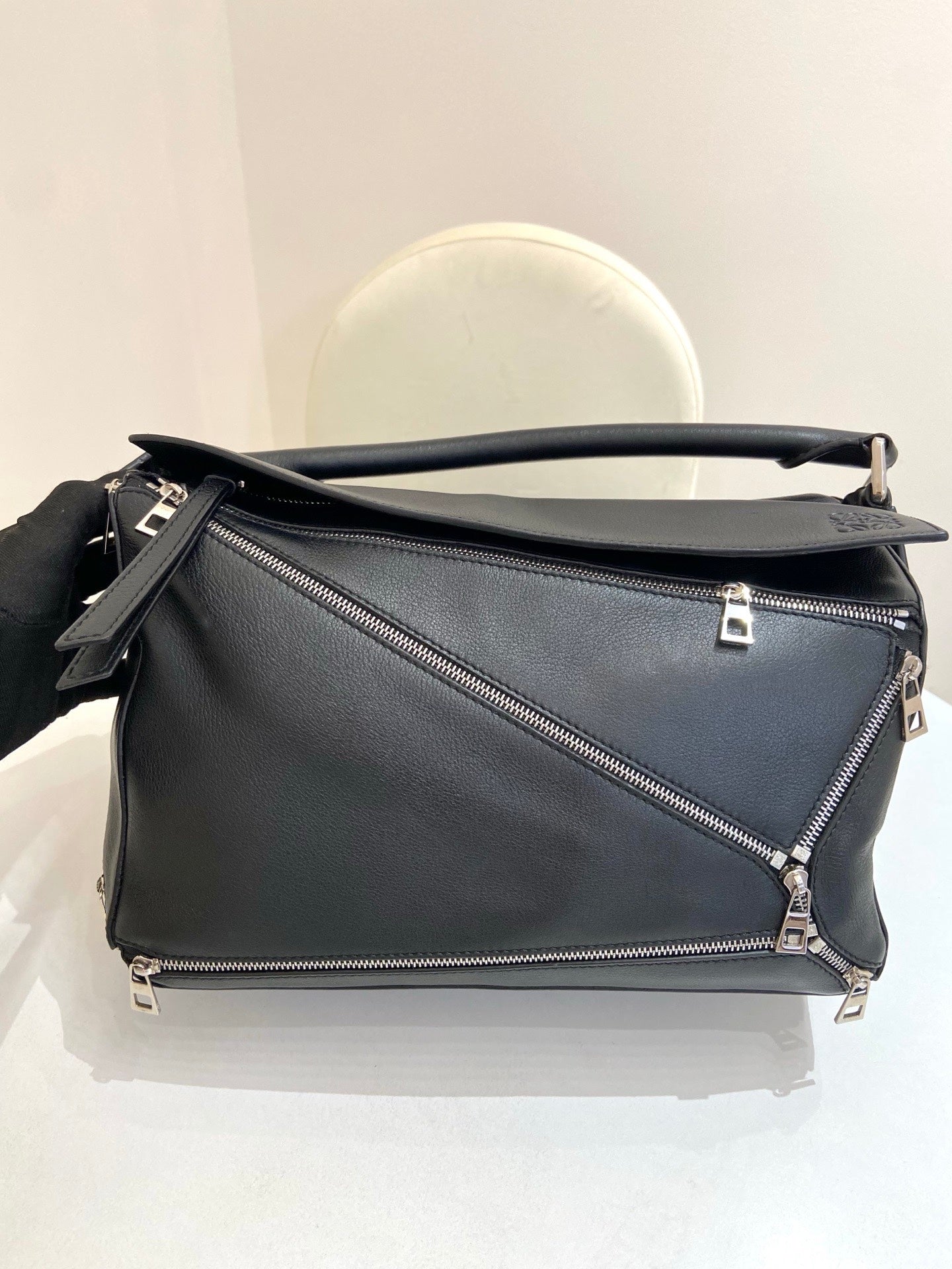 Loewe - Puzzle - Leather - Black - (medium)