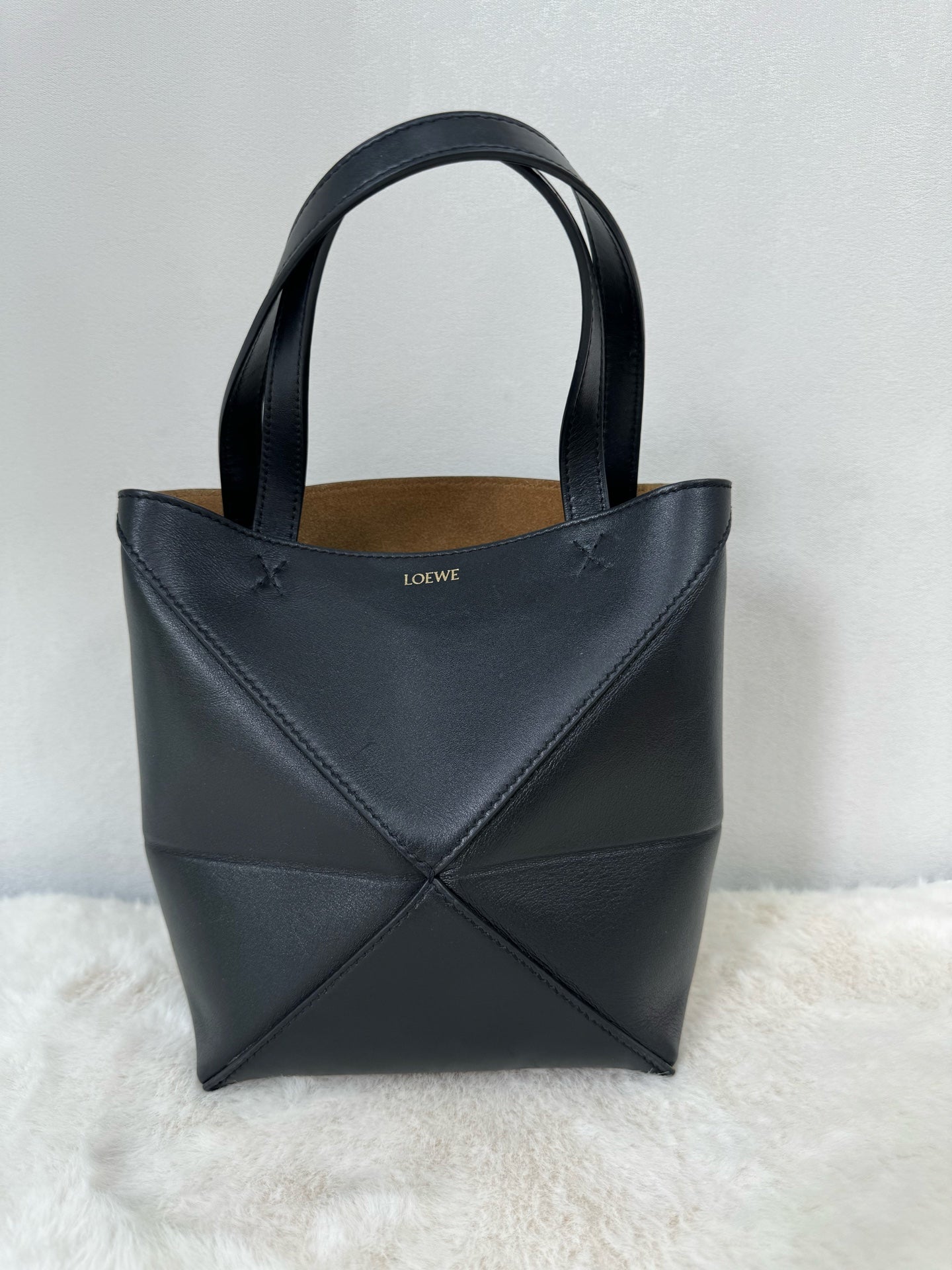 Loewe - Puzzle - Leather - Black - (mini)