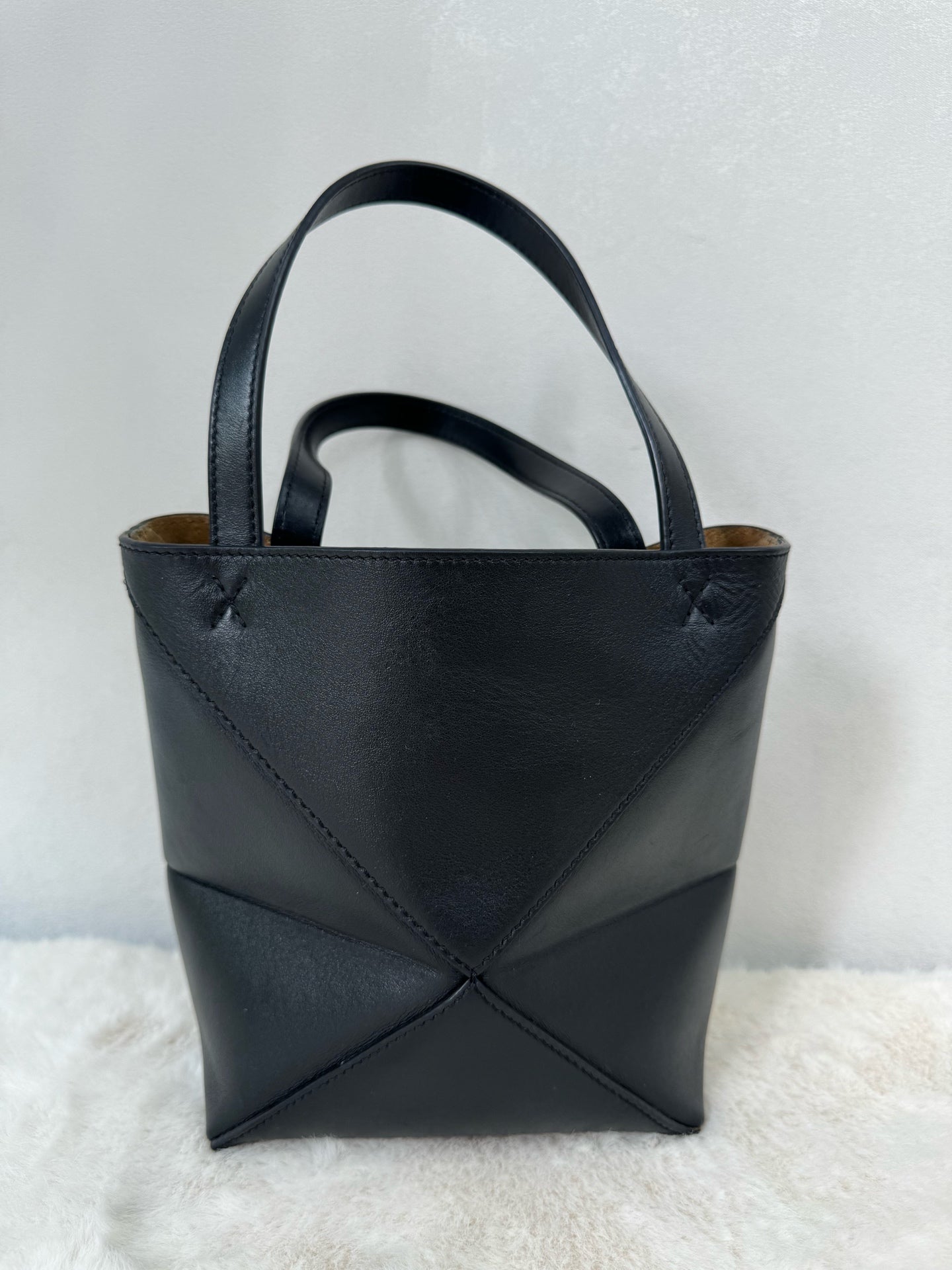 Loewe - Puzzle - Leather - Black - (mini)