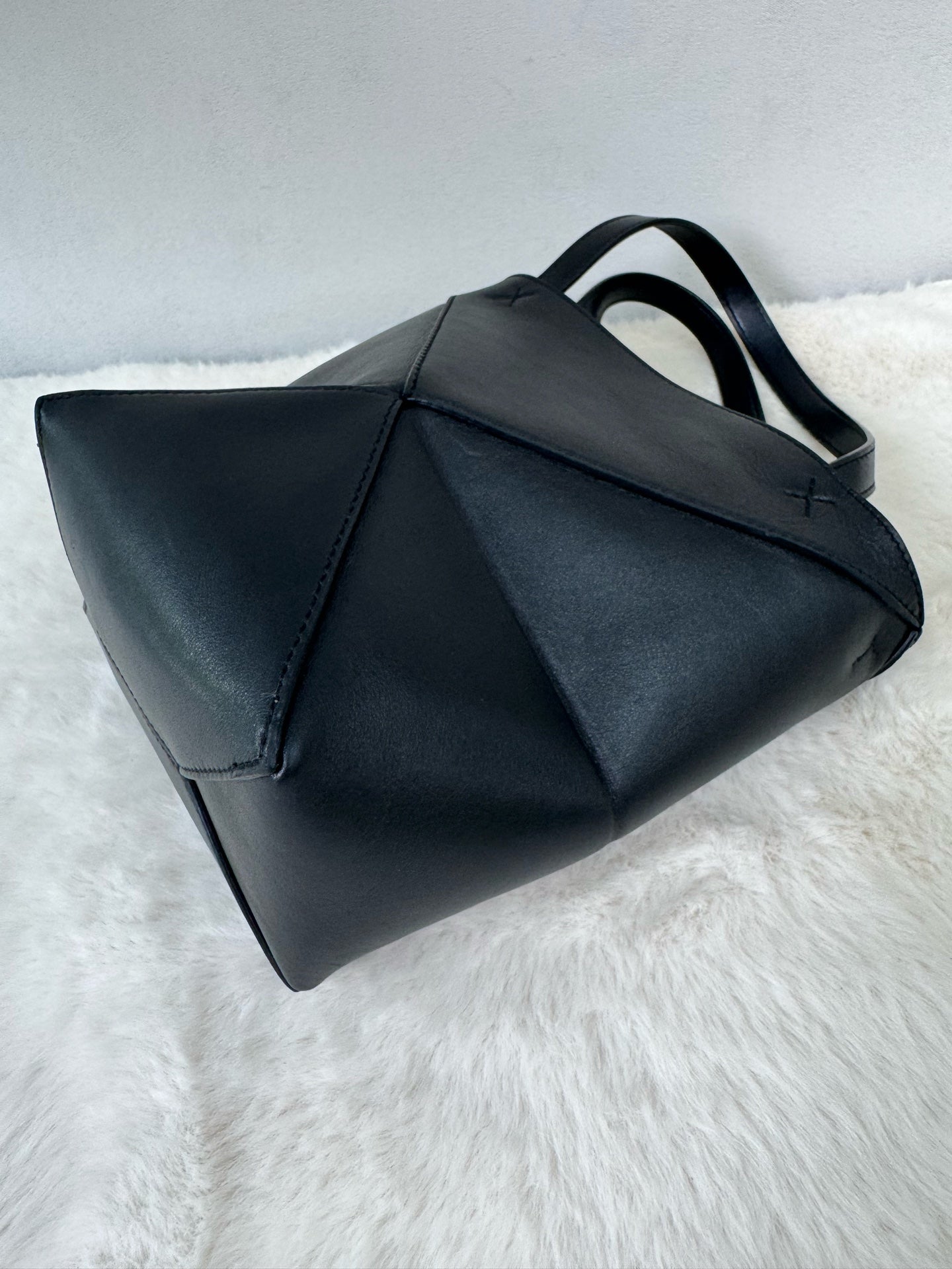 Loewe - Puzzle - Leather - Black - (mini)