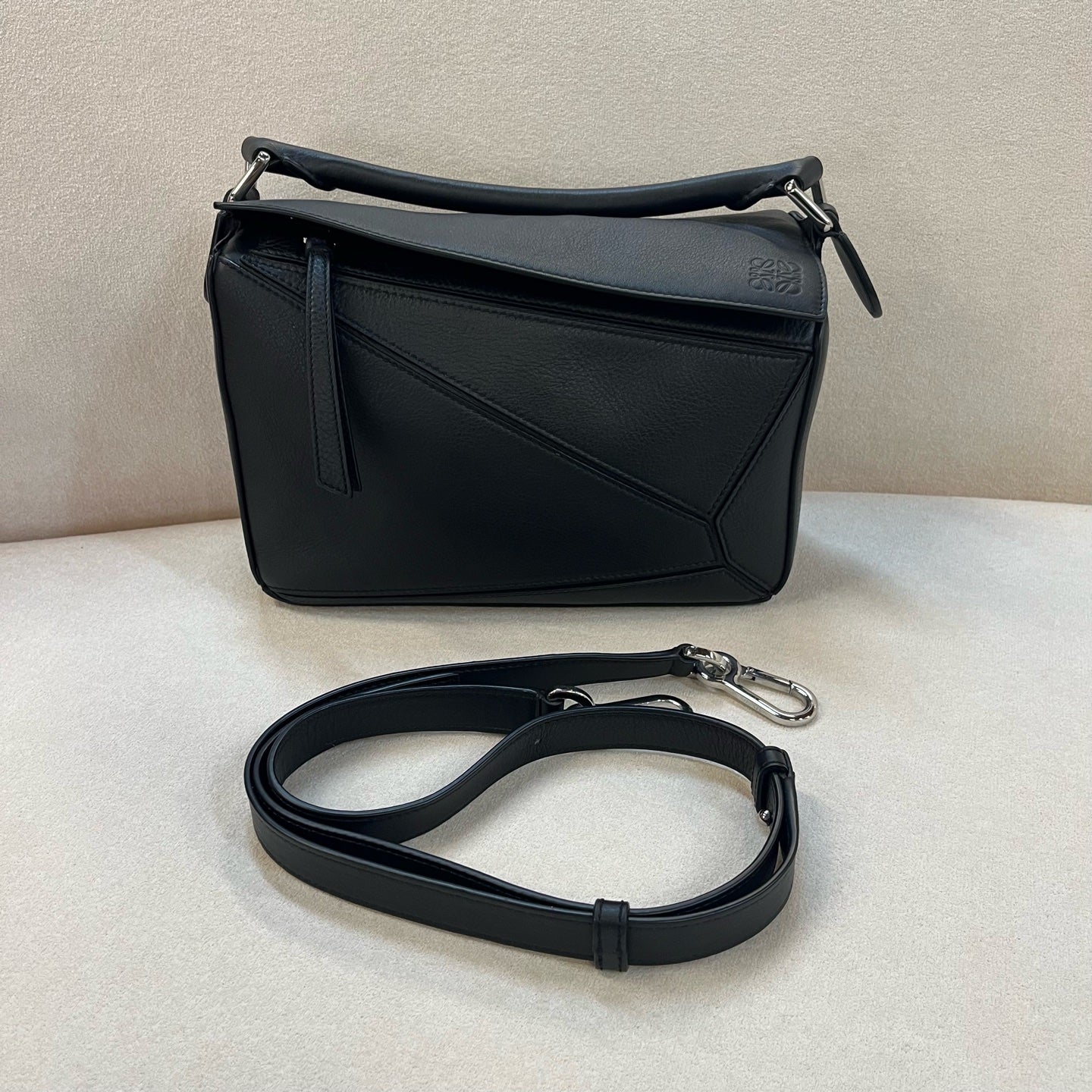 Loewe - Puzzle - Leather - Black - (small)