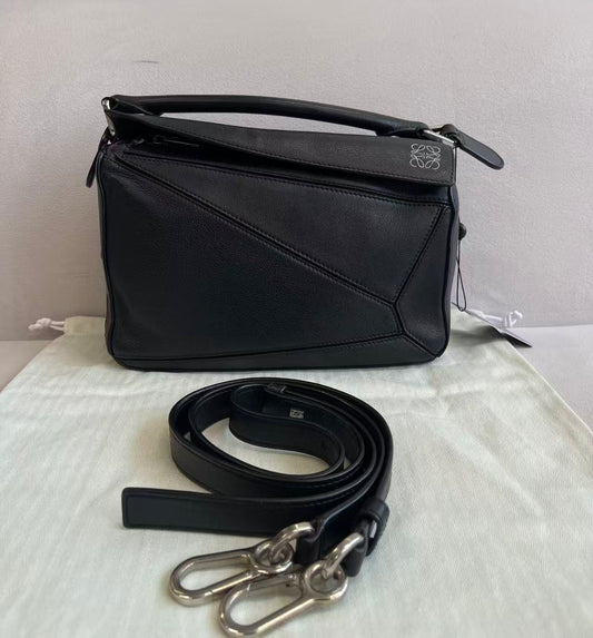 Loewe - Puzzle - Leather - Black - (small)