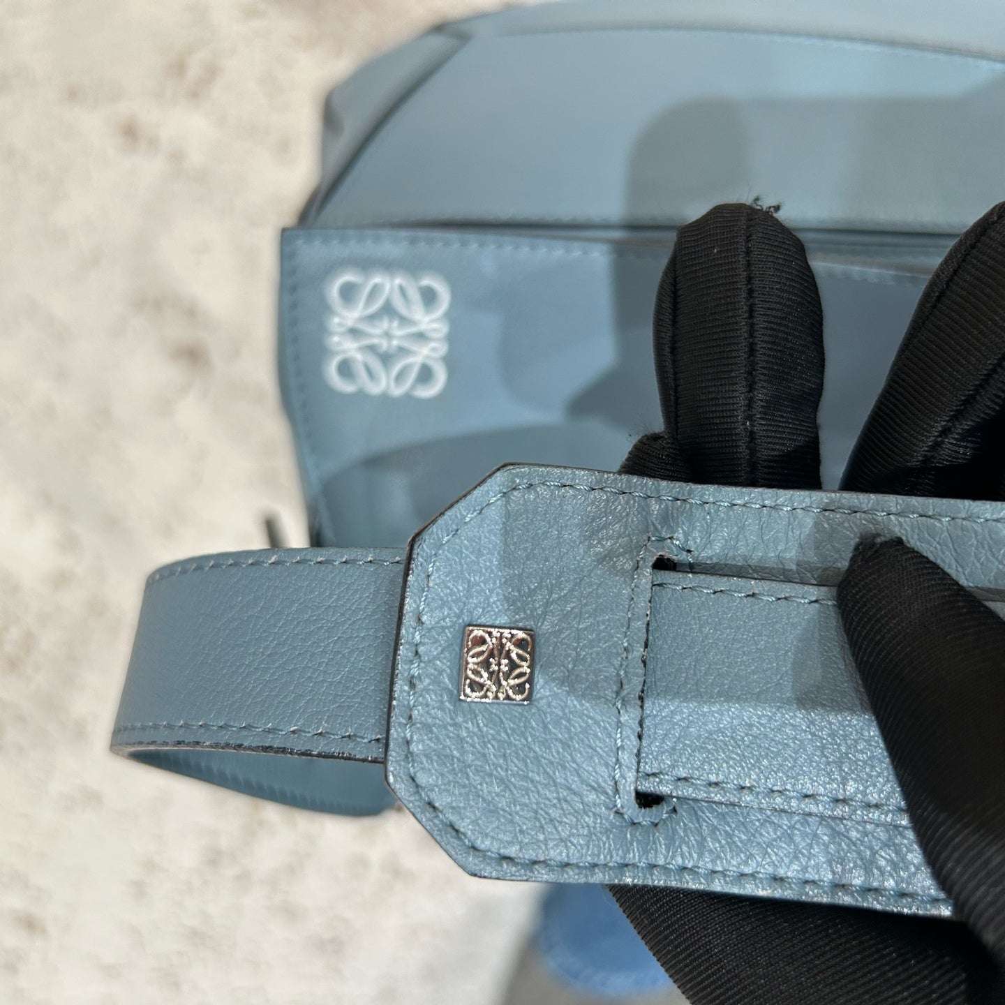 LOEWE - Puzzle - Leather - Blue - (medium)