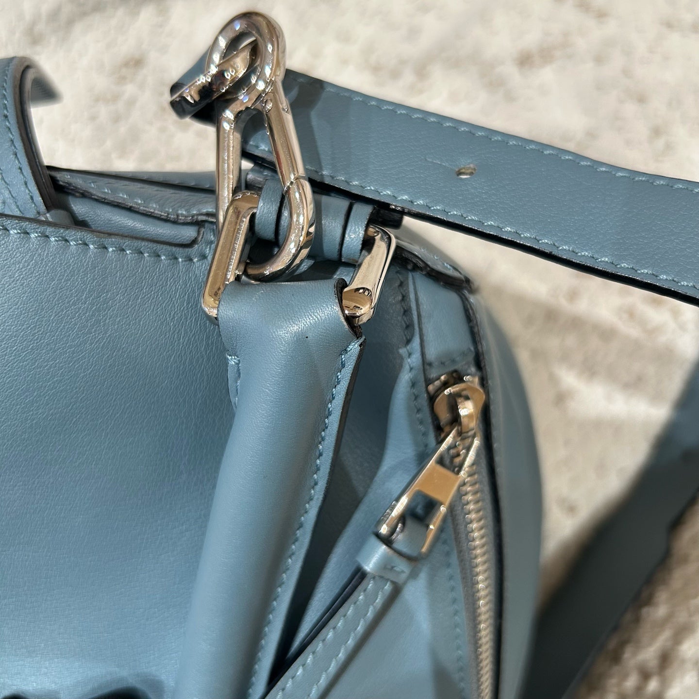 LOEWE - Puzzle - Leather - Blue - (medium)