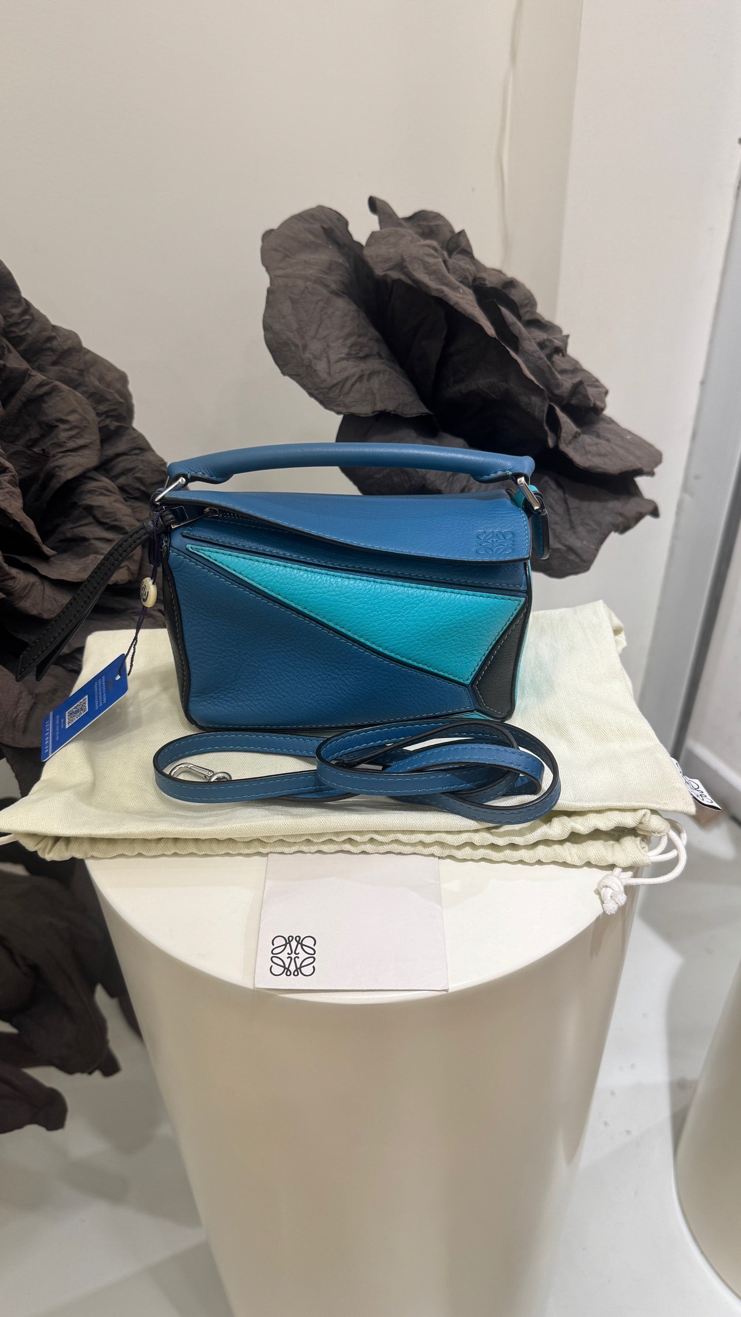 Loewe - Puzzle - Leather - Blue - (mini)