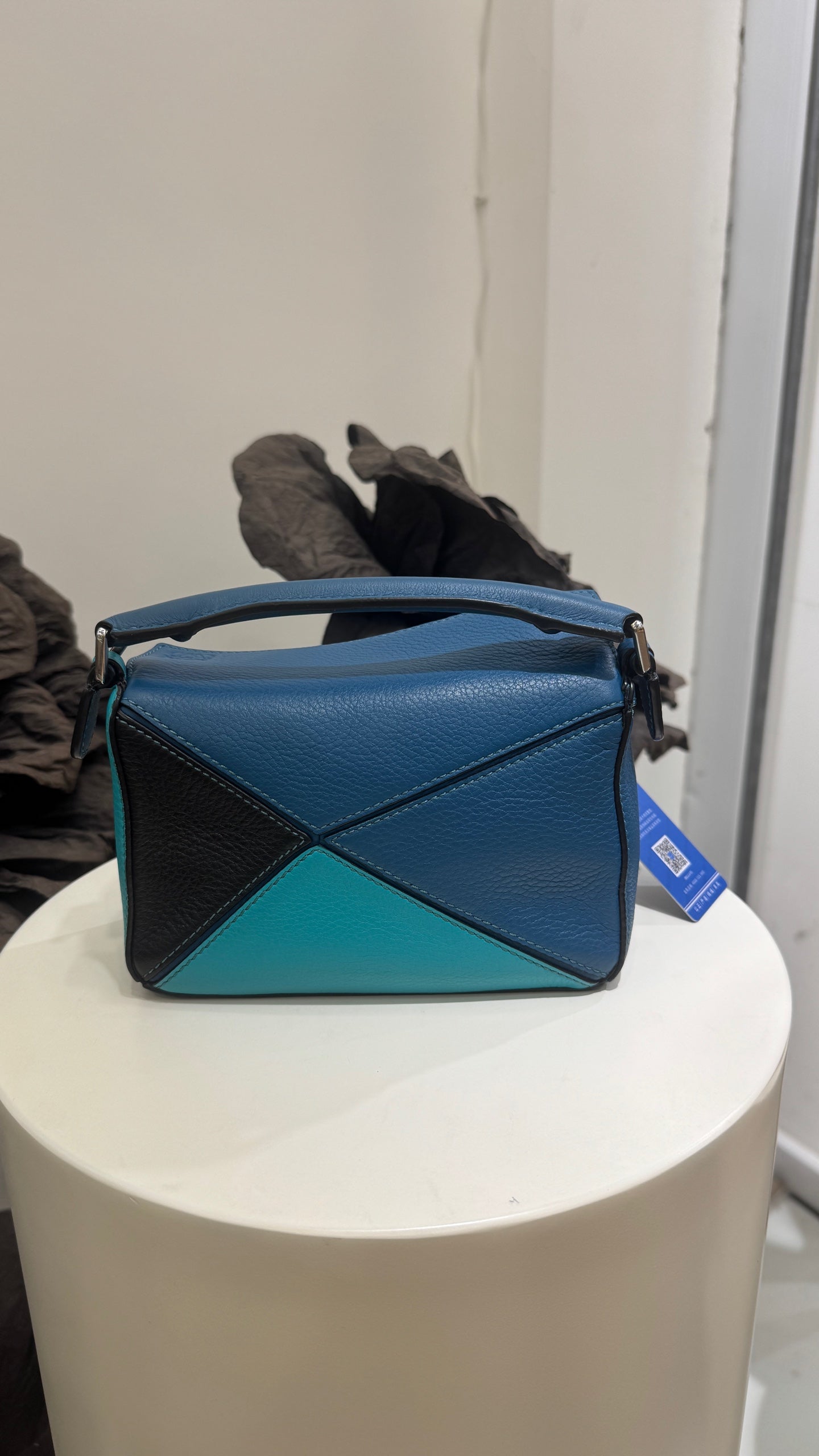 Loewe - Puzzle - Leather - Blue - (mini)