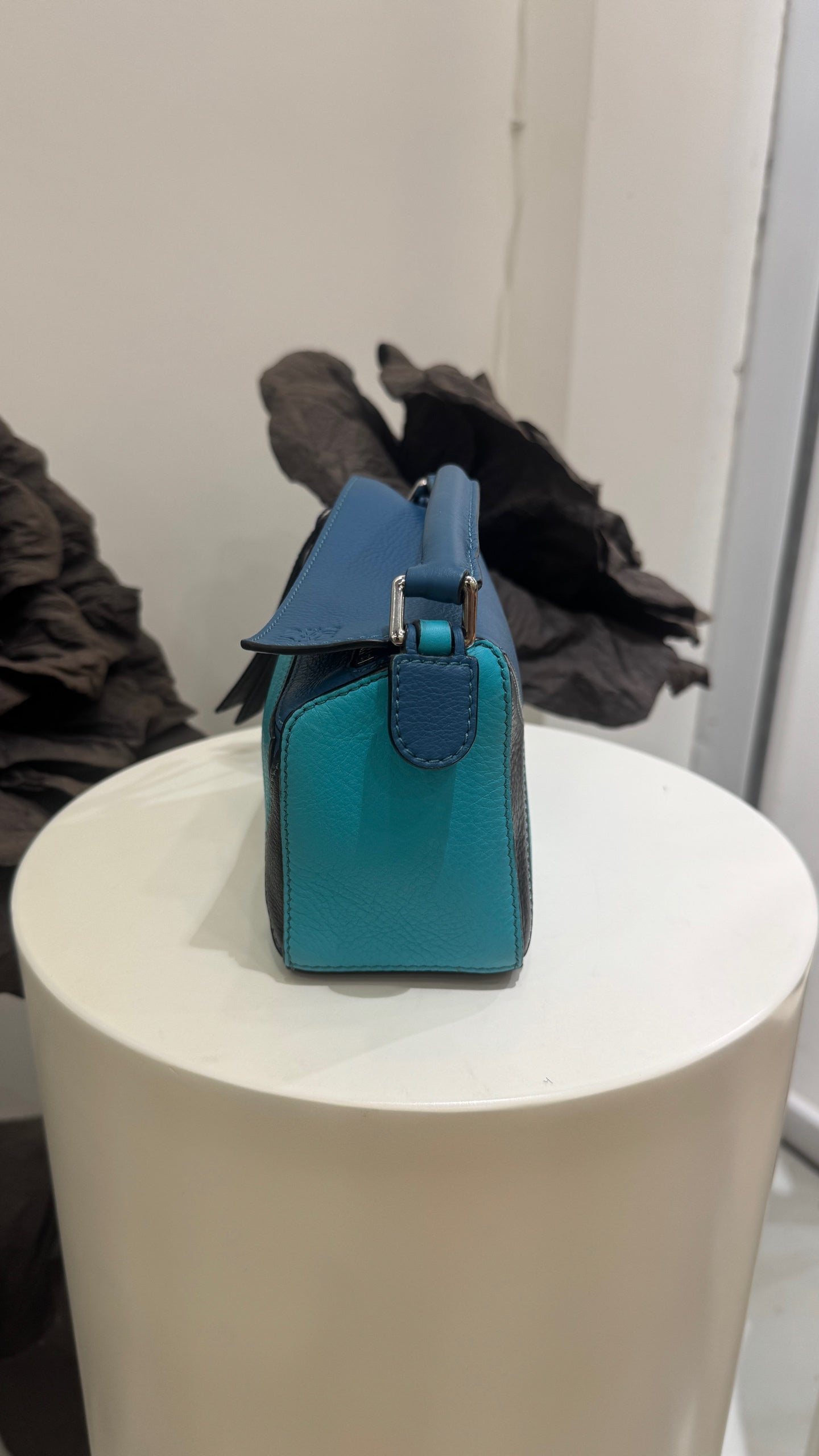 Loewe - Puzzle - Leather - Blue - (mini)
