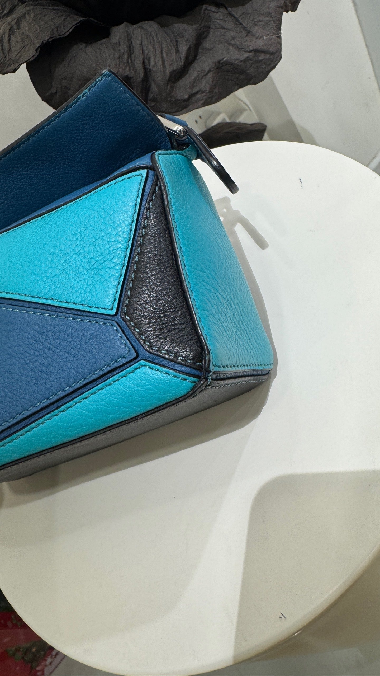 Loewe - Puzzle - Leather - Blue - (mini)