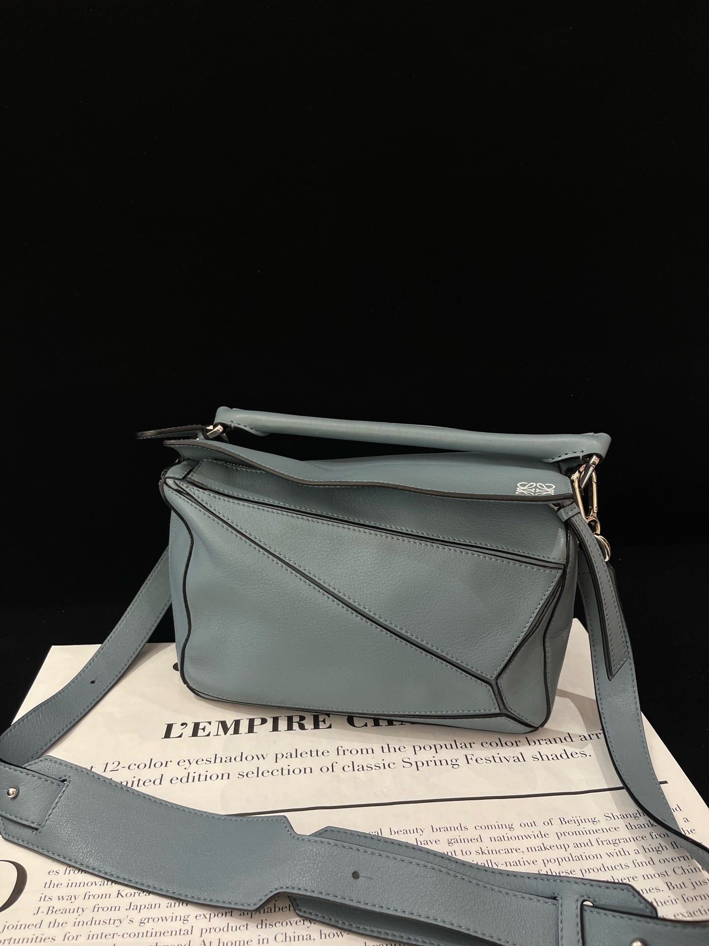 Loewe - Puzzle - Leather - Blue - (small)