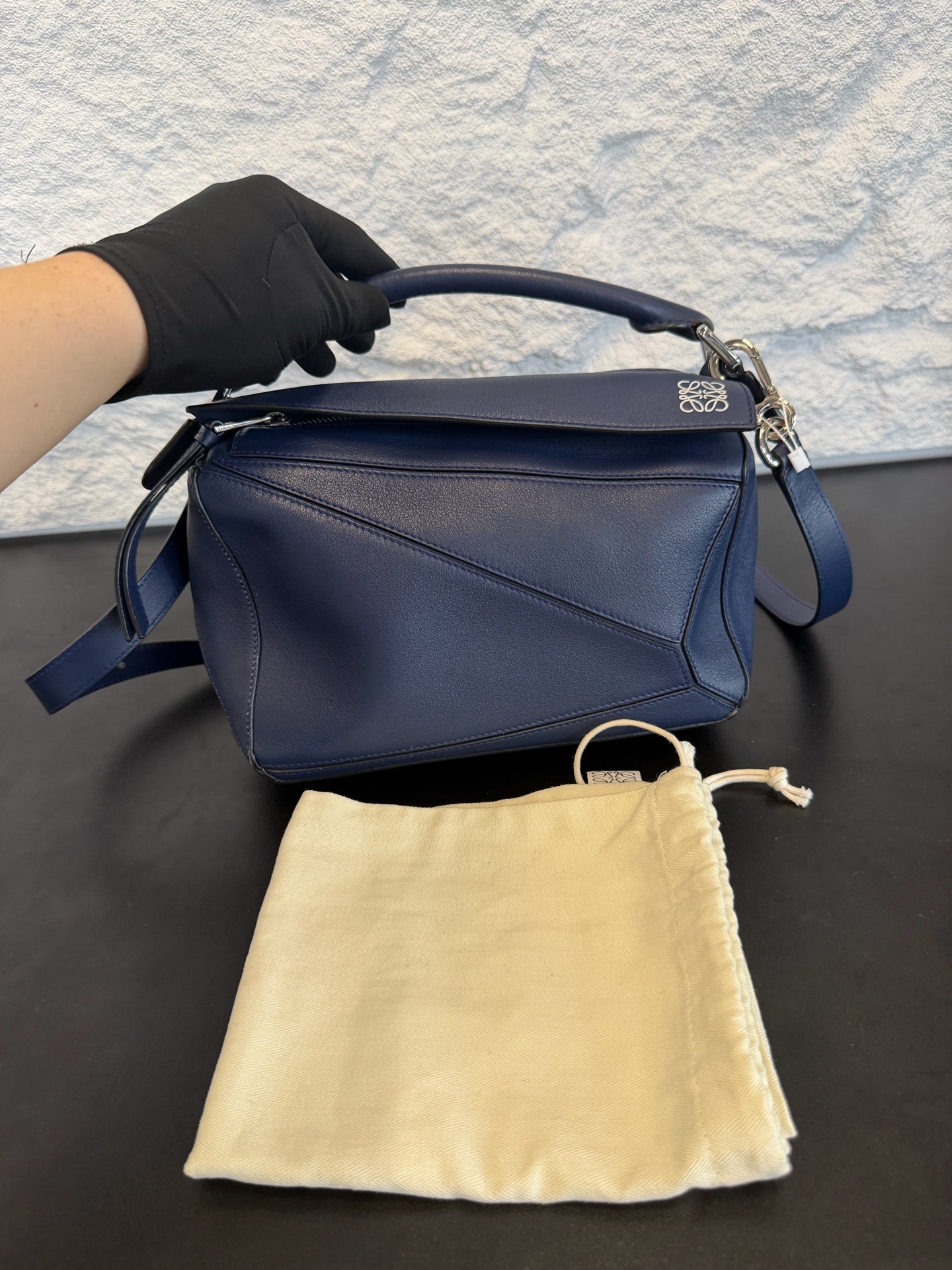 Loewe - Puzzle - Leather - Blue - (small)