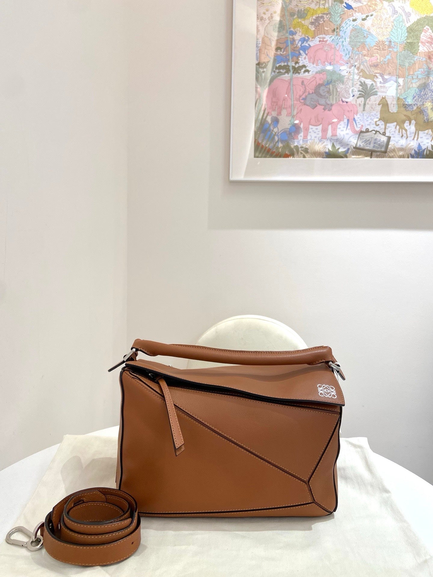 Loewe - Puzzle - Leather - Brown - (medium)