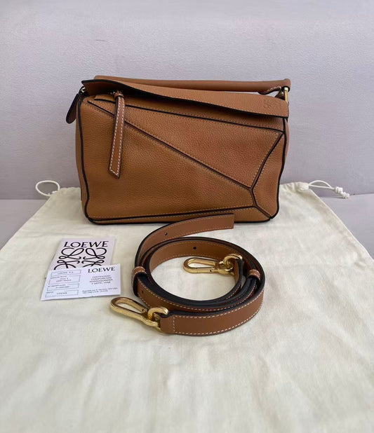Loewe - Puzzle - Leather - Brown - (Small)
