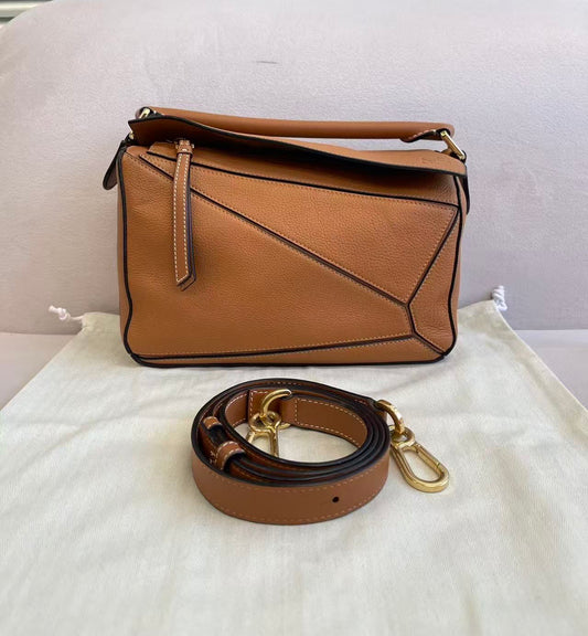 Loewe - Puzzle - Leather - Brown - (Small)