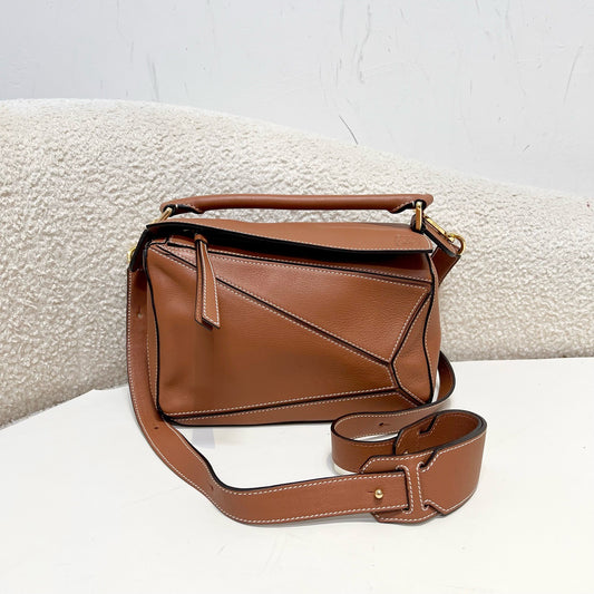 Loewe - Puzzle - Leather - Brown - (small)