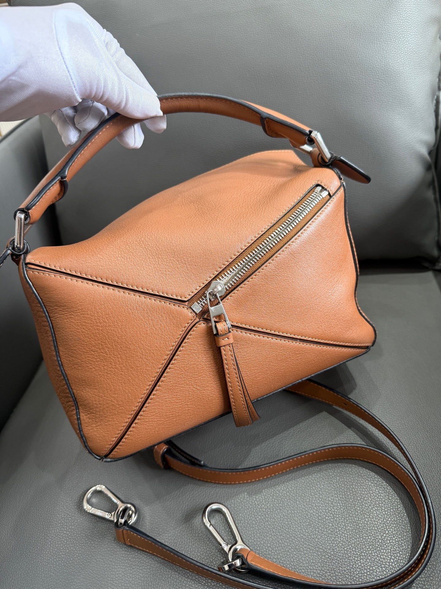 Loewe - Puzzle - Leather - Brown - (small)