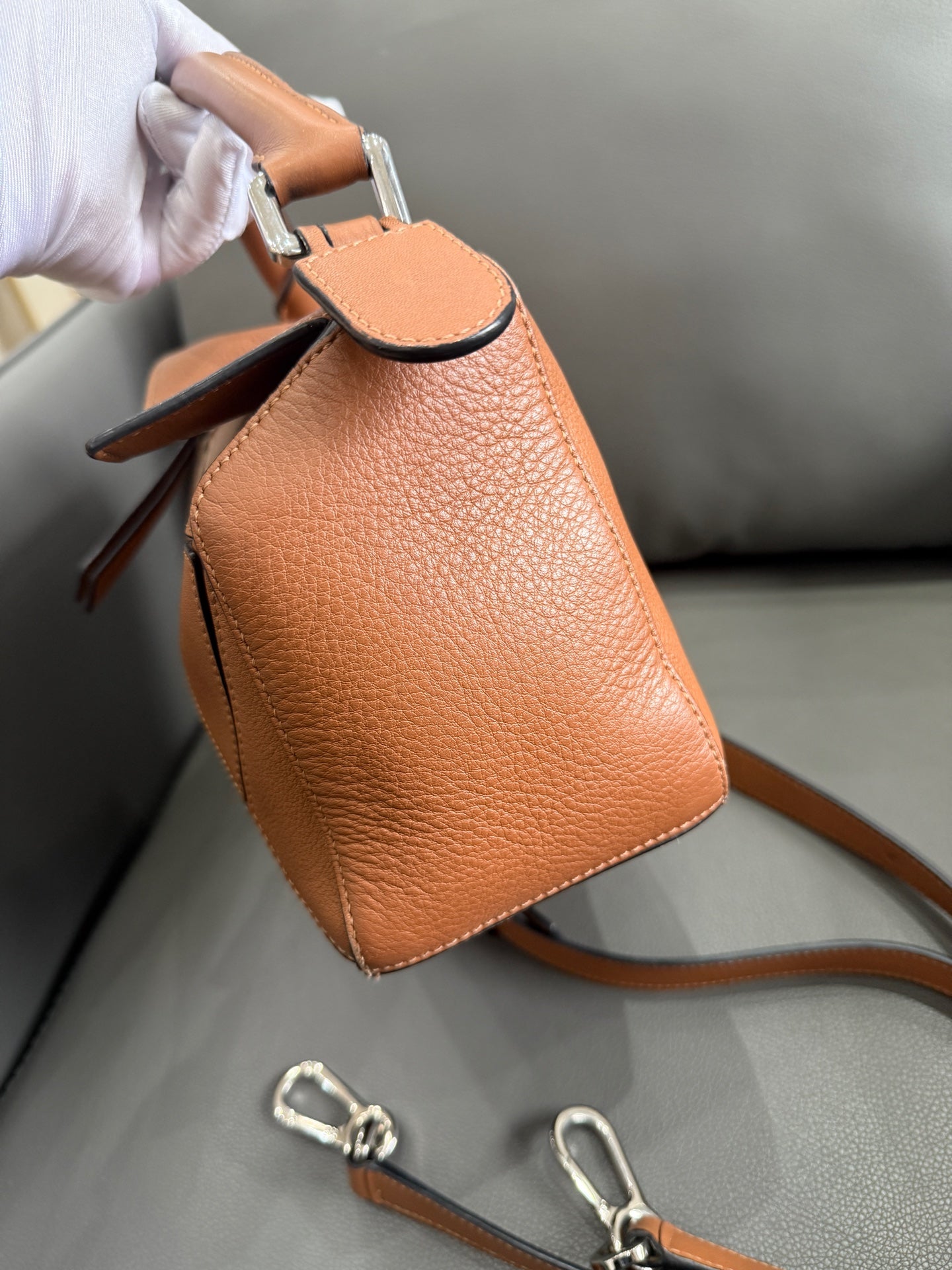 Loewe - Puzzle - Leather - Brown - (small)