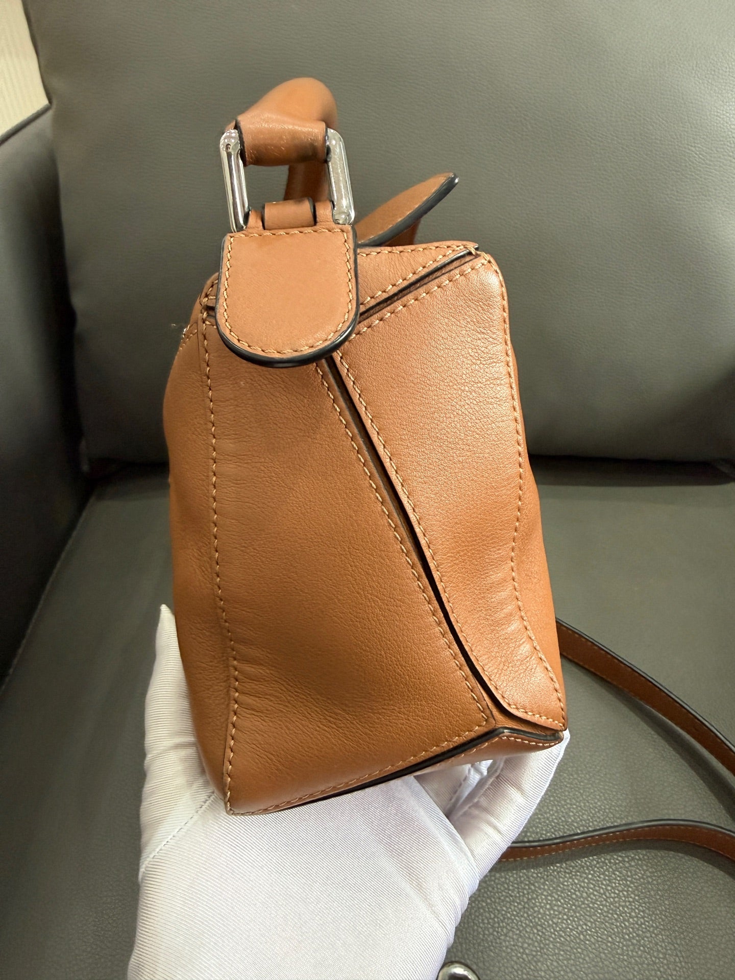Loewe - Puzzle - Leather - Brown - (small)