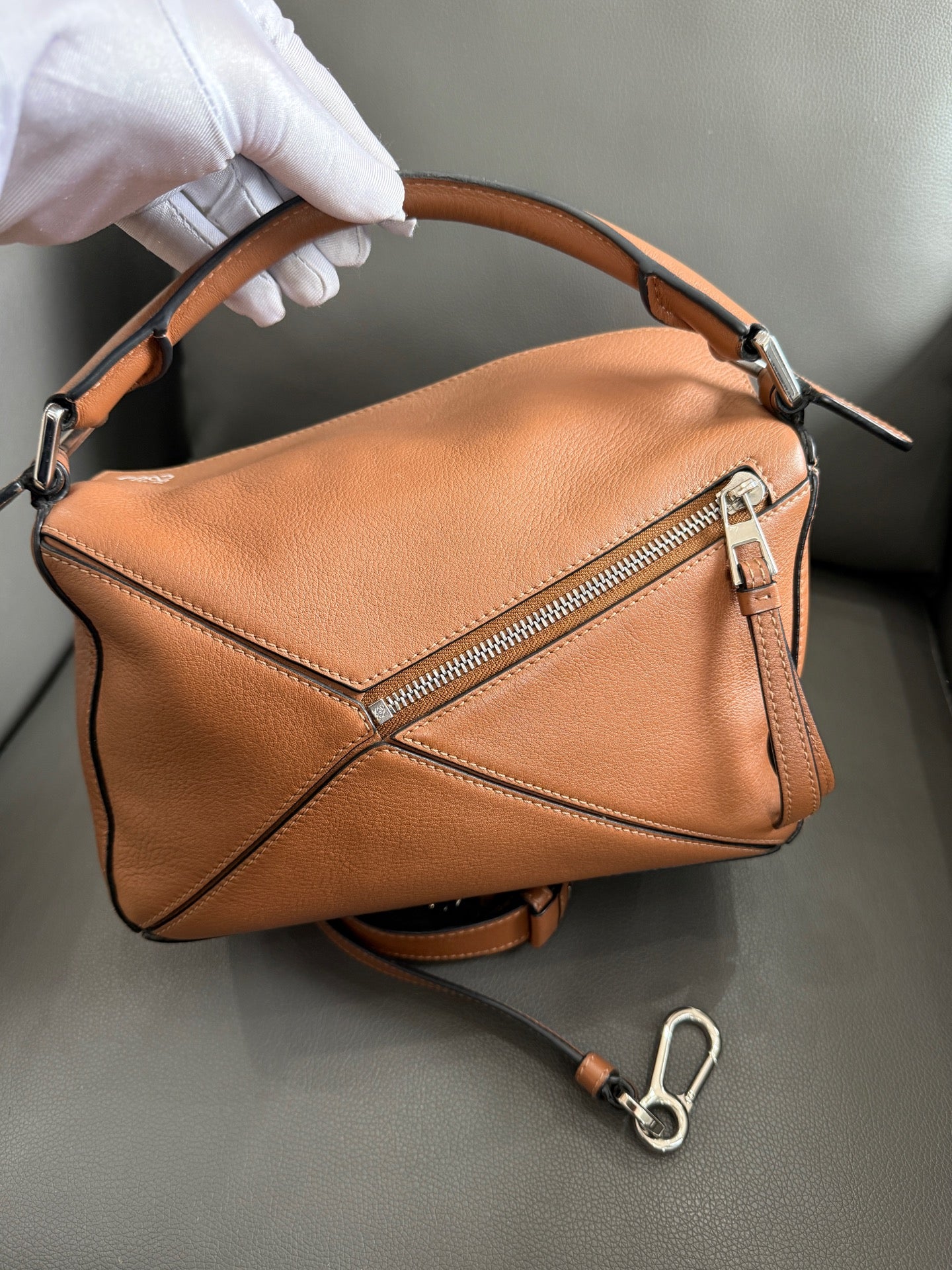 Loewe - Puzzle - Leather - Brown - (small)