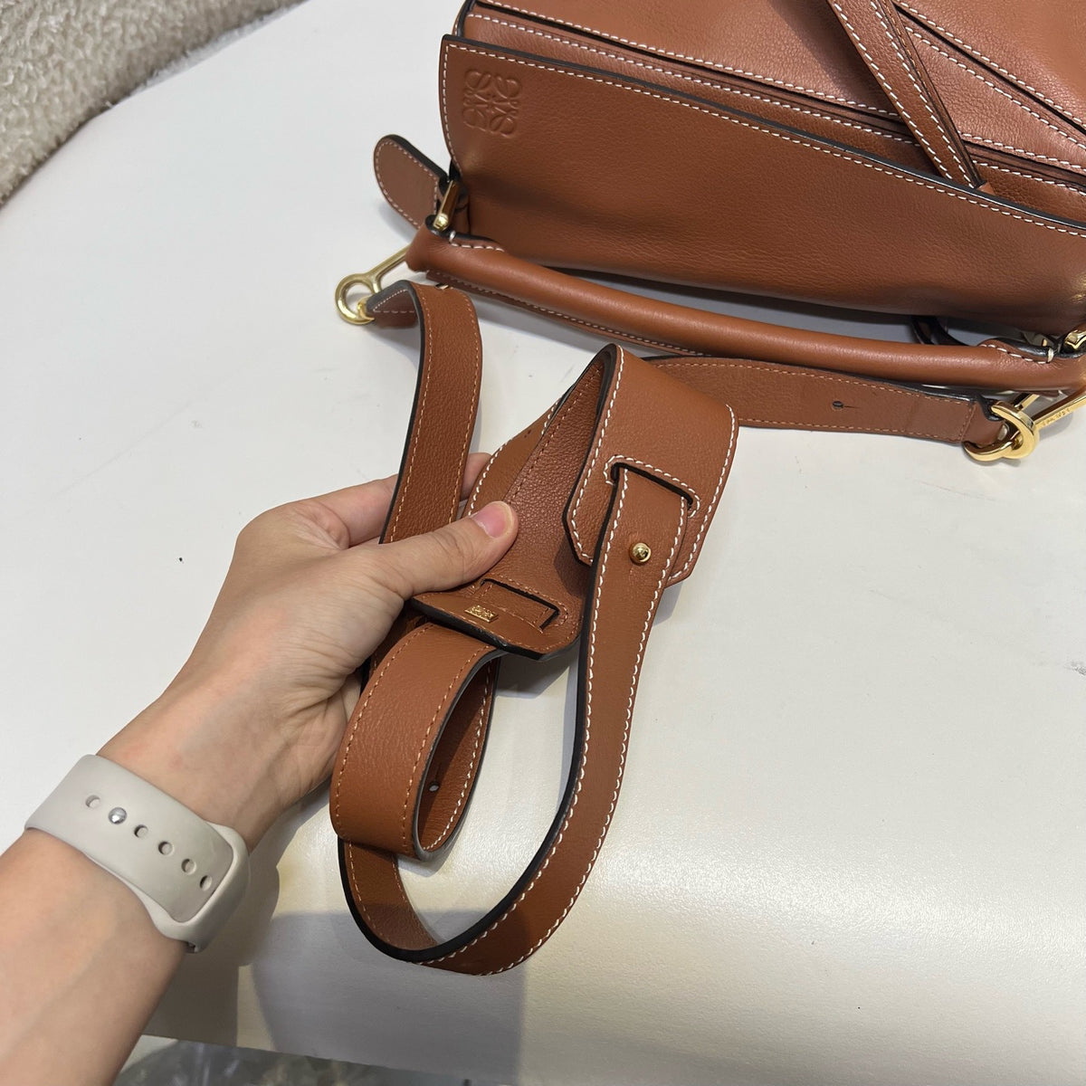 Loewe - Puzzle - Leather - Brown - (small)