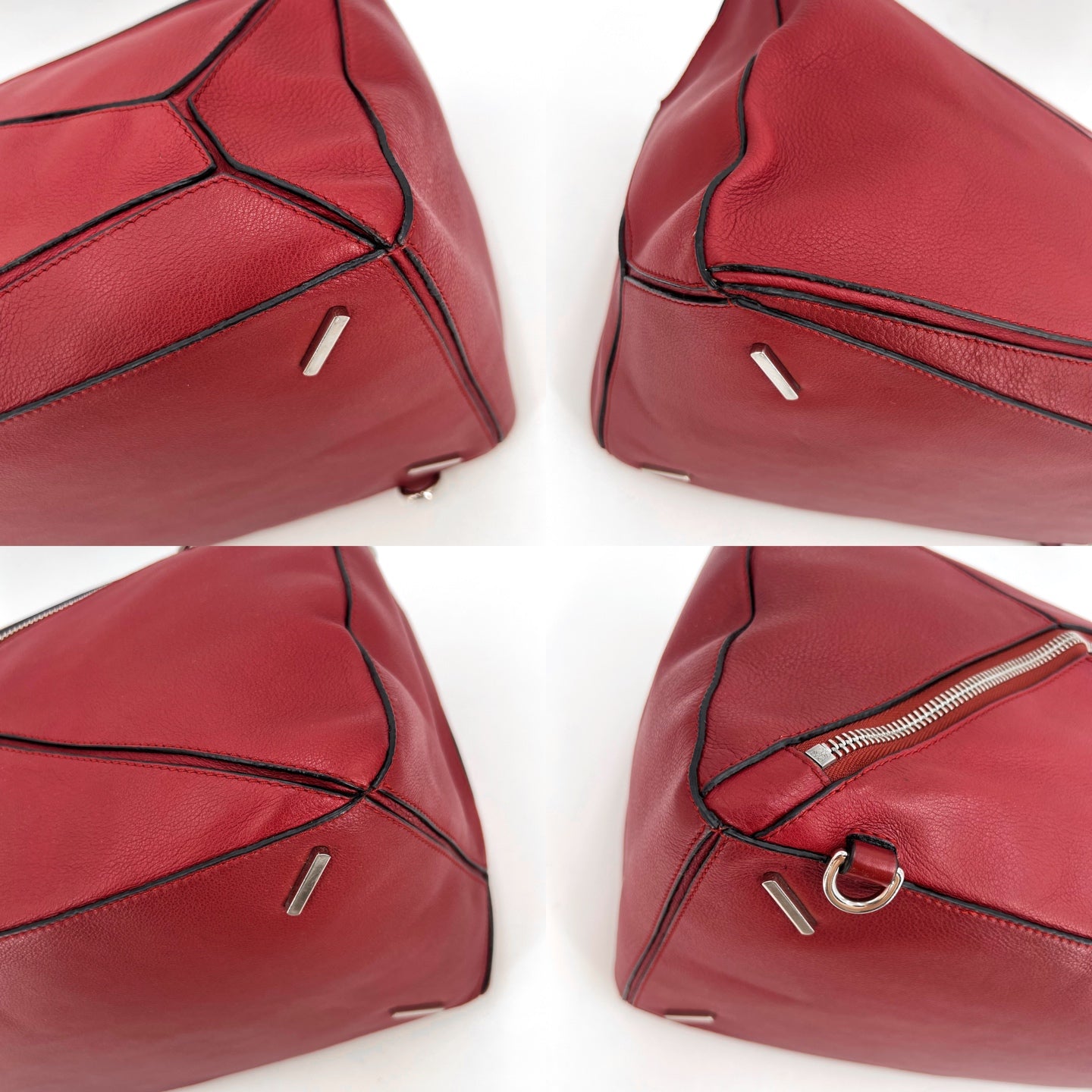 Loewe - Puzzle - Leather - Burgundy - (extra-large)