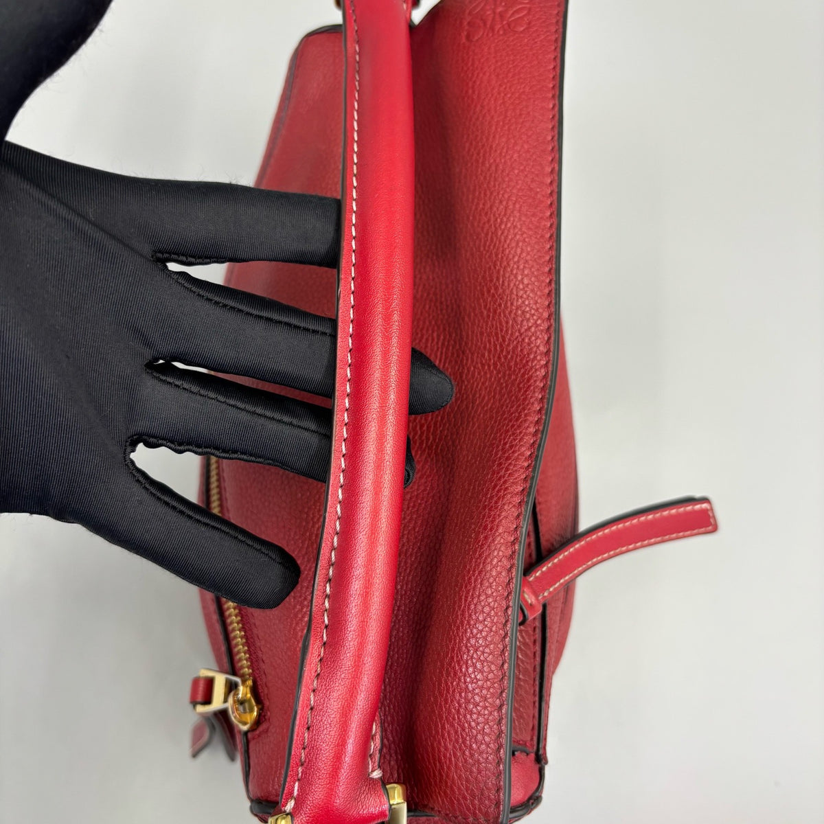 Loewe - Puzzle - Leather - Burgundy - (small)